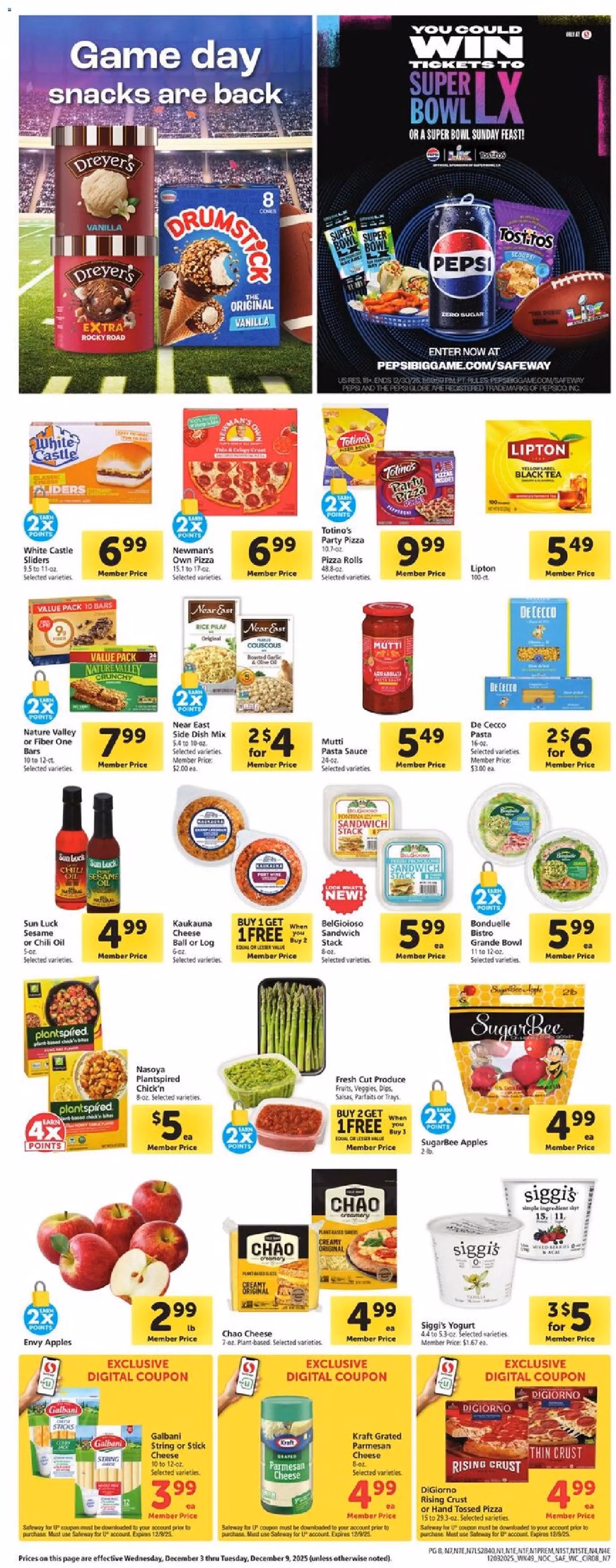 Safeway Weekly Ad - valid flyer from 12/03/2025, page 8 of 11