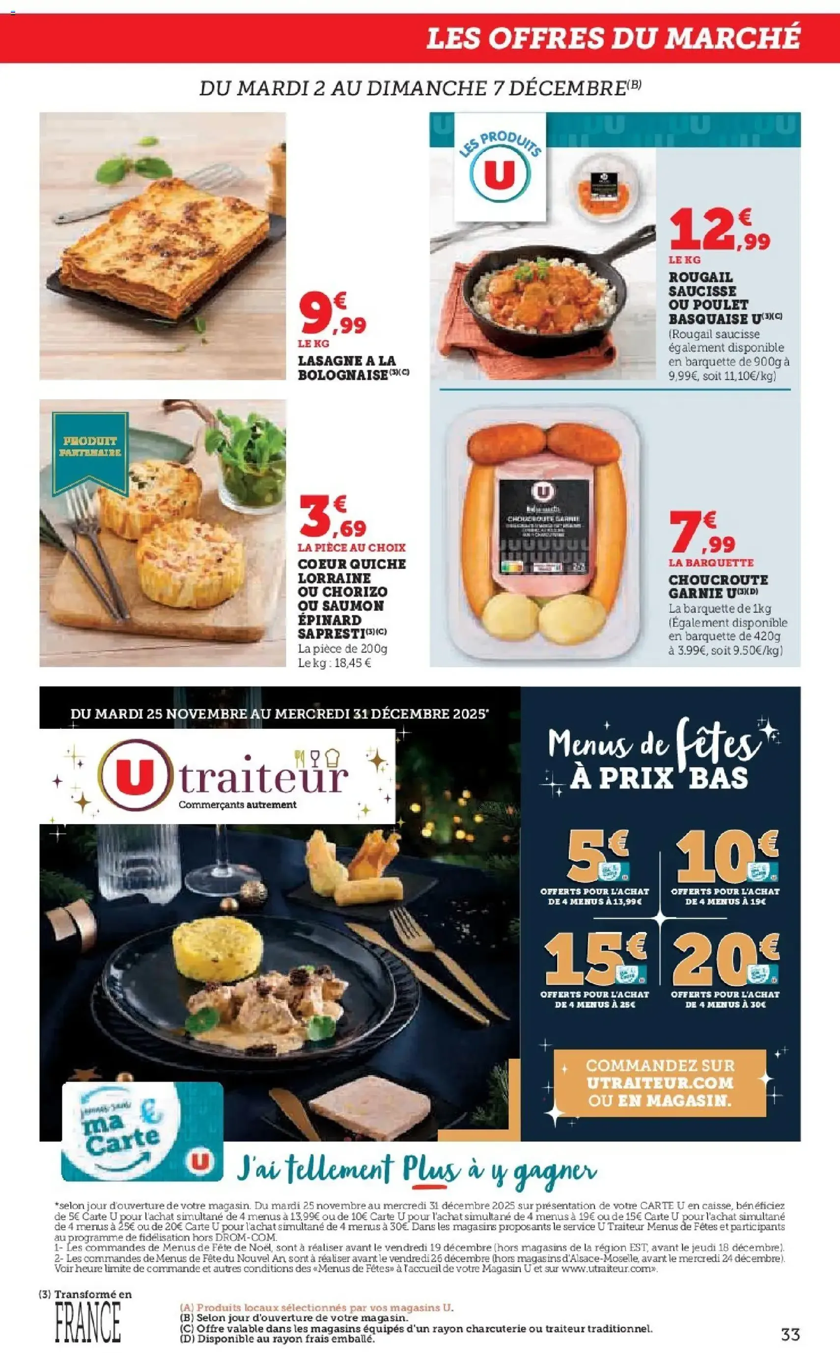 Super U - Les prix bas de la semaine - brochure valable à partir du 02/12/2025, page 33 sur 40