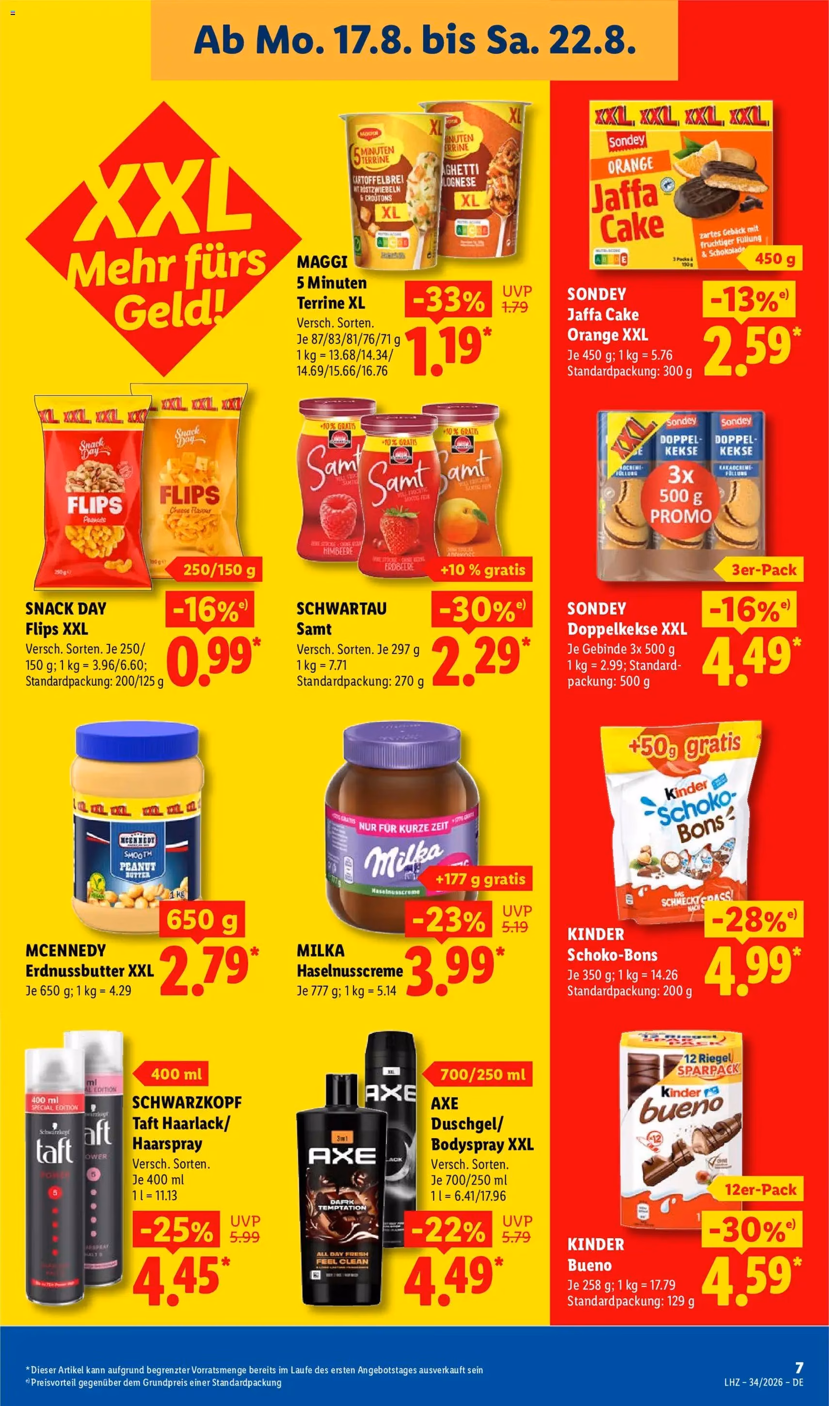 Lidl Prospekt - Gültiger Prospekt ab 17.08.2026, Seite 15 von insgesamt 72