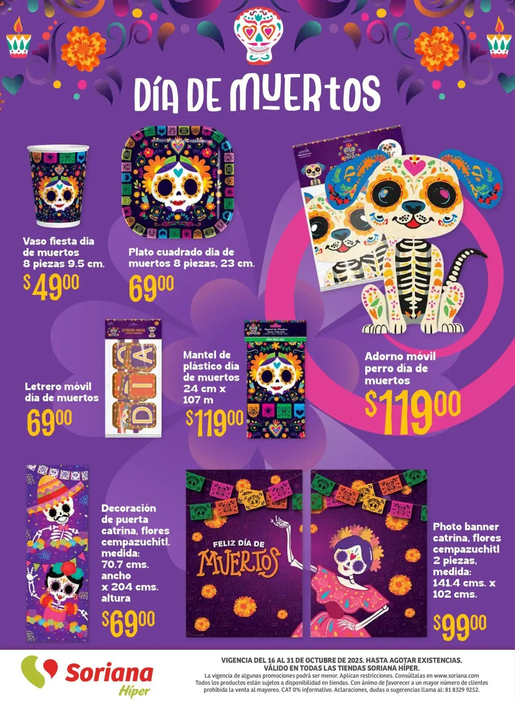 Soriana - Halloween y Día de muertos Híper Nacional - folleto válido desde 16/10/2025 página 29 de 29 Soriana - Halloween y Día de muertos Híper Nacional - folleto válido desde 16/10/2025 página 29 de 29