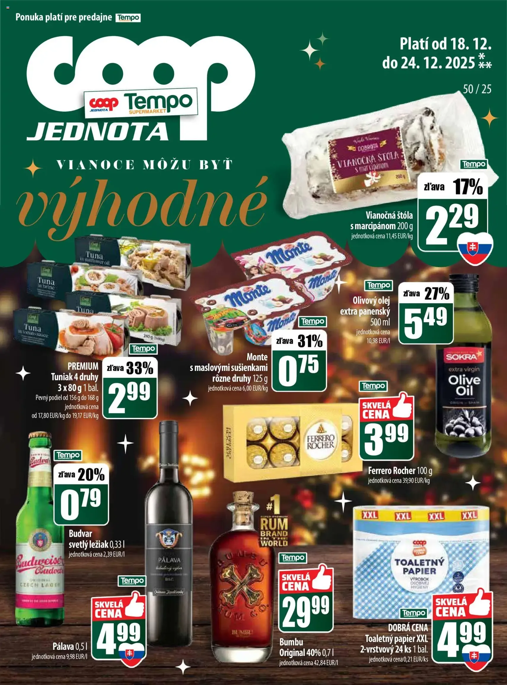 COOP Jednota leták - platný leták od 18.12.2025 strana 29 z 32