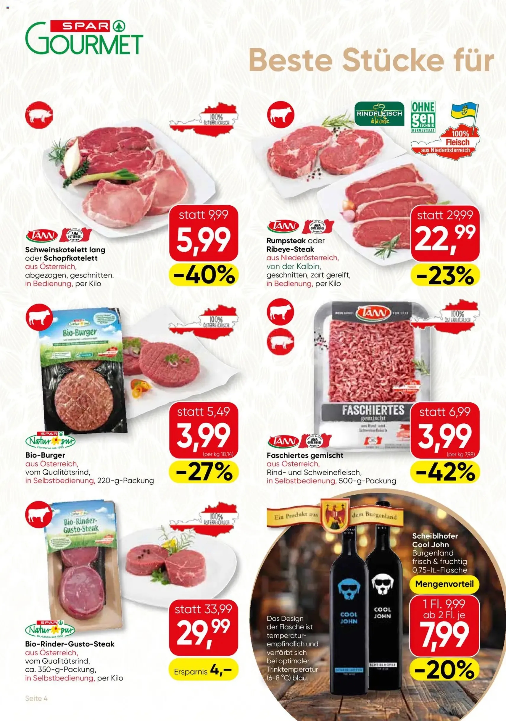 SPAR Gourmet Flugblatt - Gültiger Prospekt ab 13.08.2026, Seite 4 von insgesamt 12