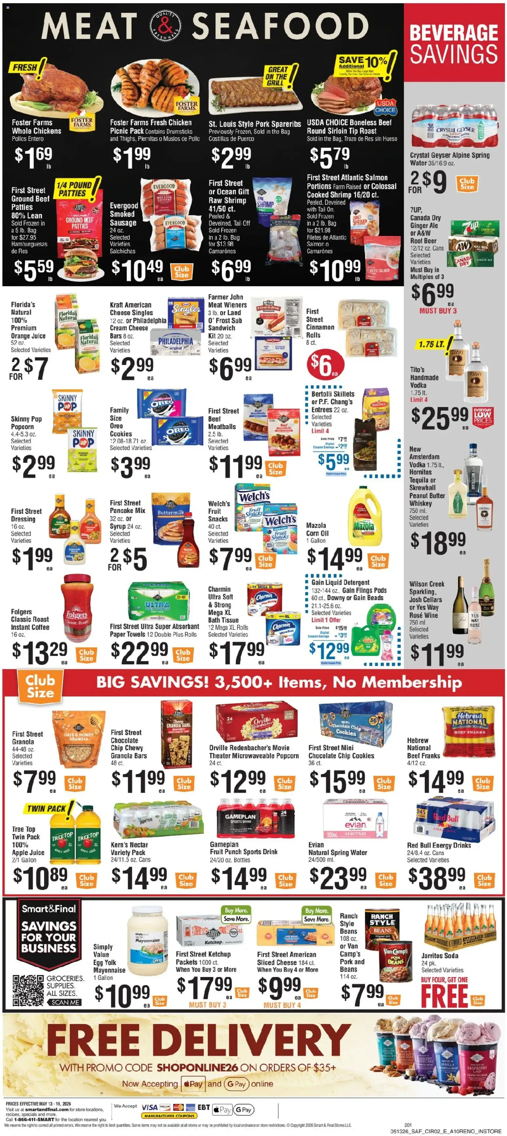 Smart & Final Weekly Ad - valid flyer from 05/13/2026, page 3 of 3
