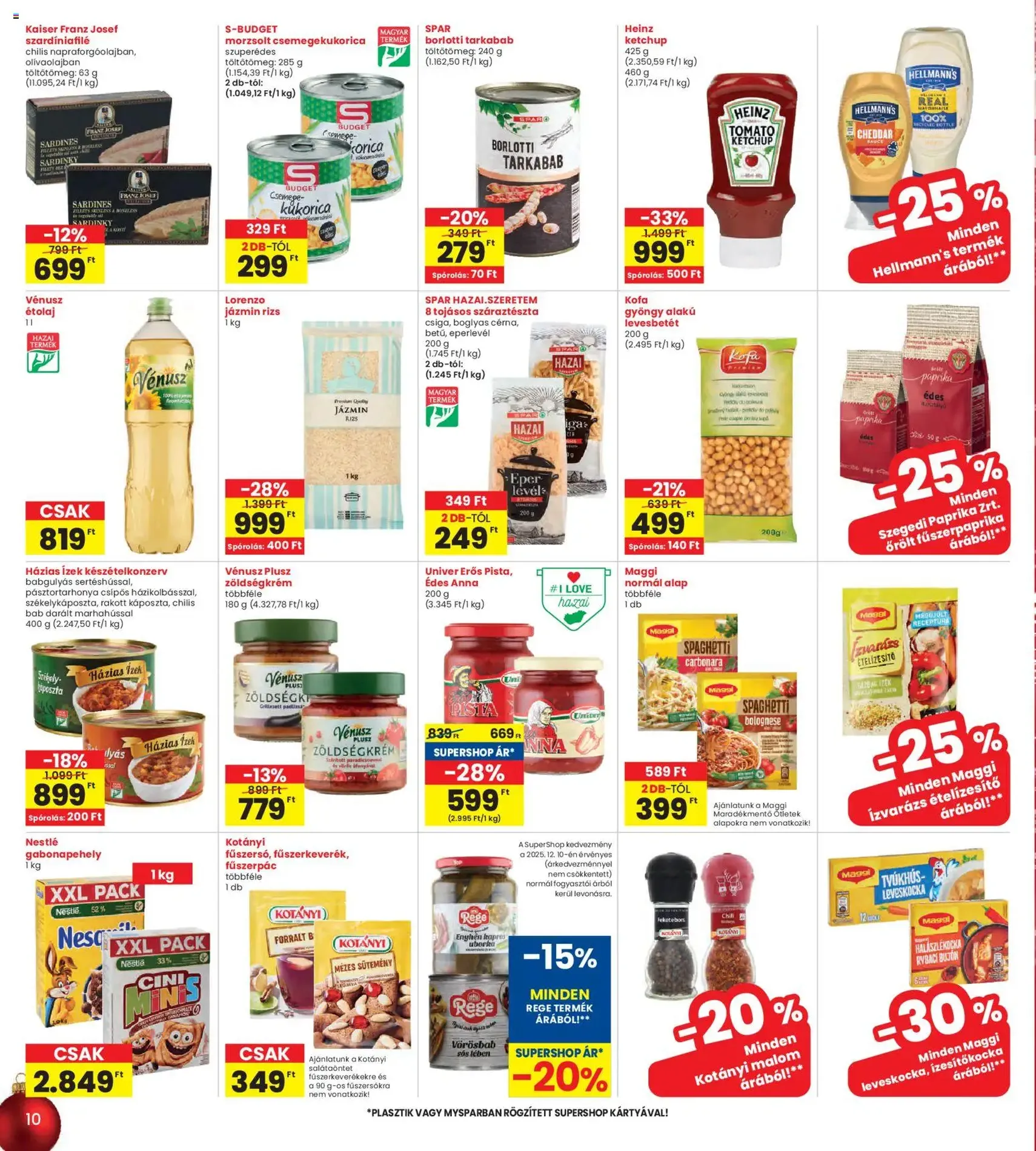 Interspar Akciós újság - 2025.12.11. érvényes szórólap 10 oldal 24 oldalból