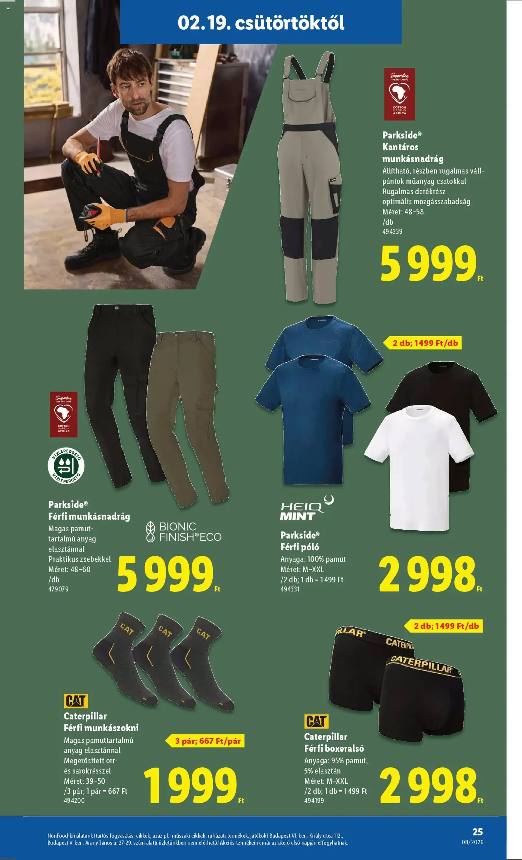 Lidl Akciós újság - 2026.02.19. érvényes szórólap 25 oldal 58 oldalból