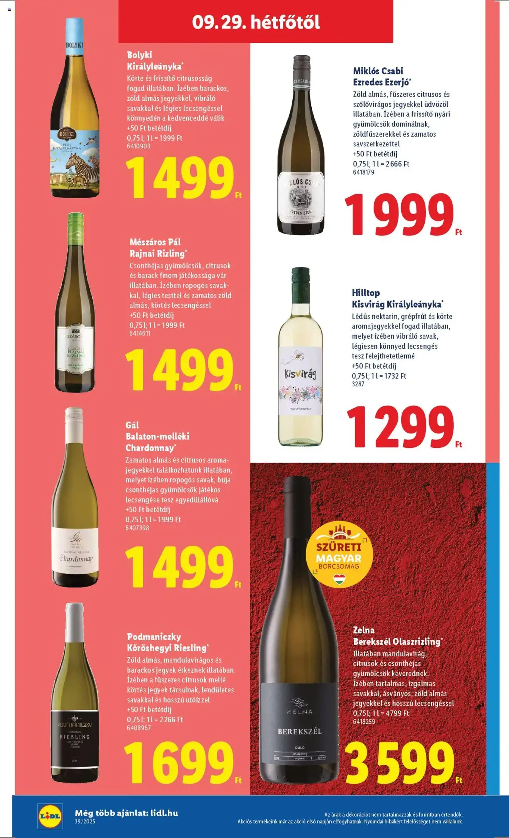 Lidl Akciós újság - 2025.09.25. érvényes szórólap 62 oldal 68 oldalból Lidl Akciós újság - 2025.09.25. érvényes szórólap 62 oldal 68 oldalból