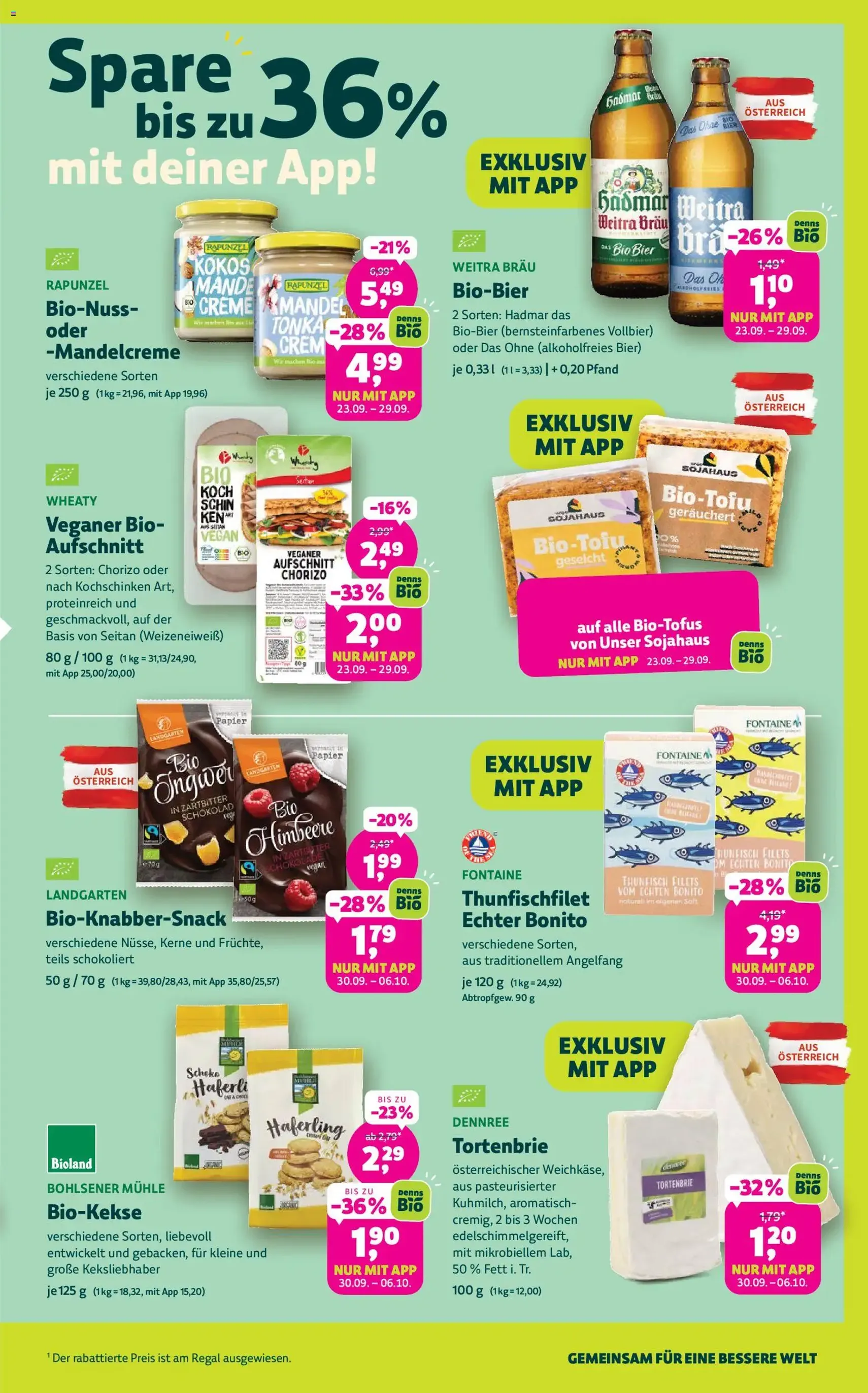 Denns BioMarkt Angebote - Gültiger Prospekt ab 23.09.2026, Seite 3 von insgesamt 14