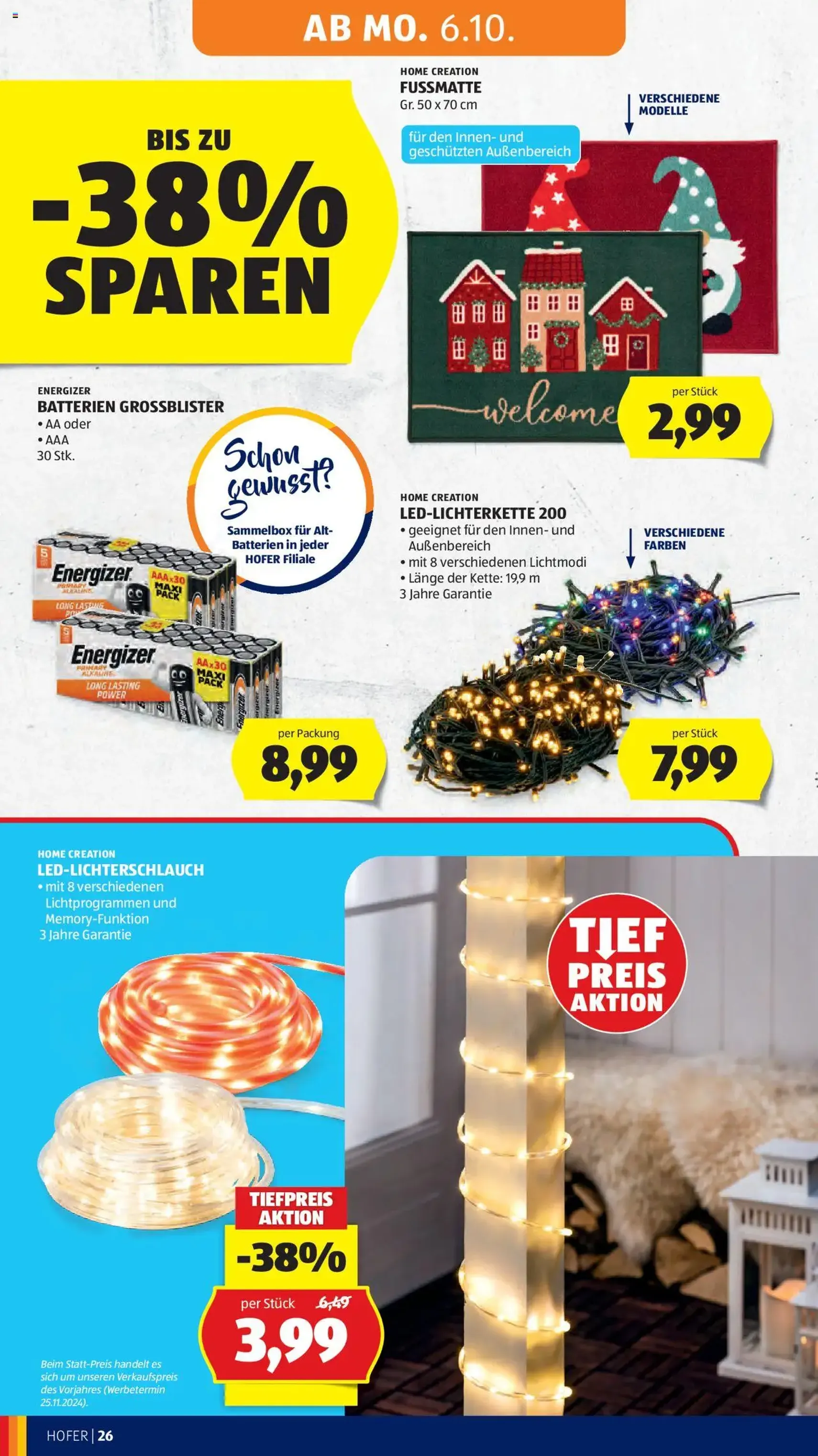Hofer Flugblatt - Gültiger Prospekt ab 03.10.2025, Seite 30 von insgesamt 45