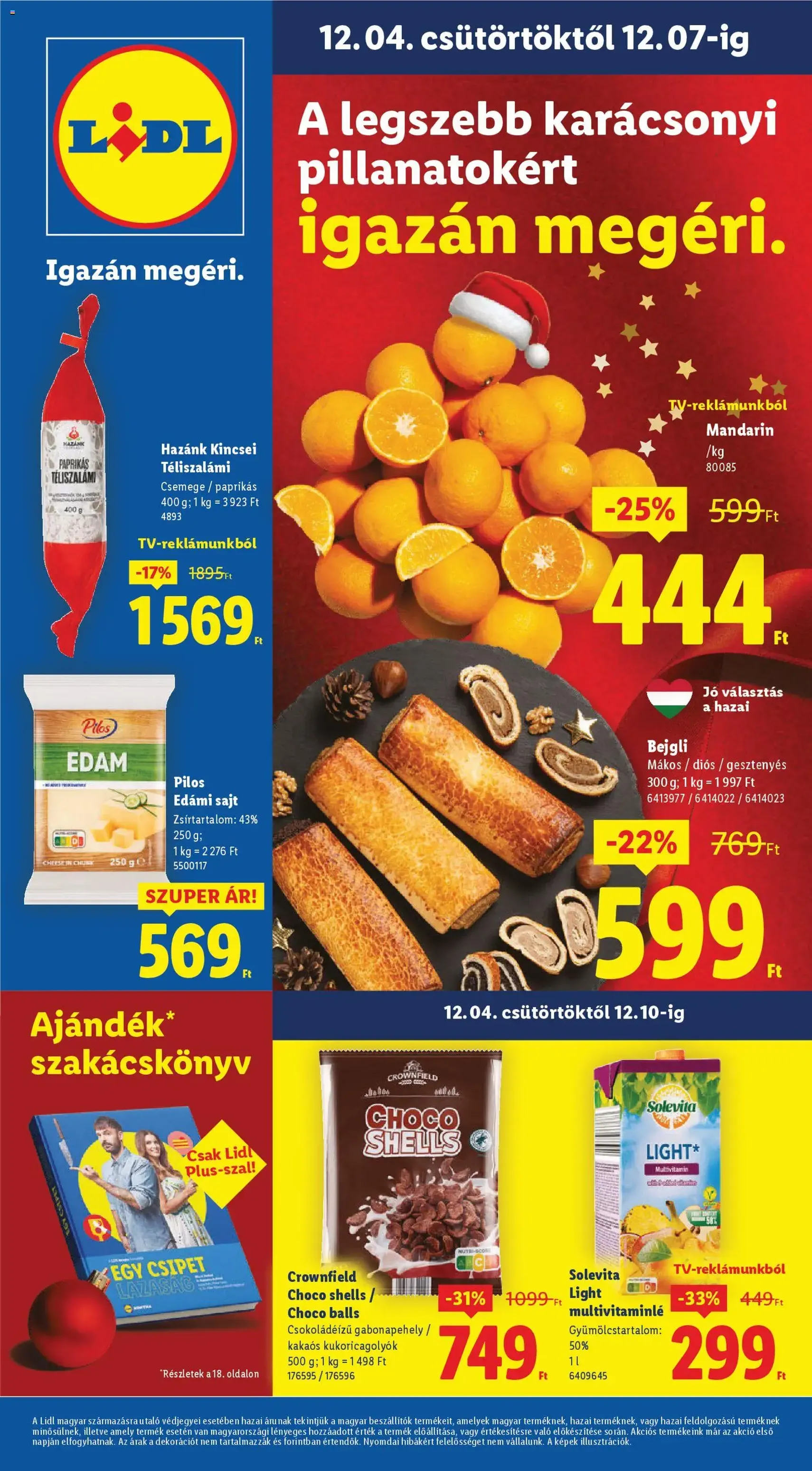 Lidl Akciós újság - 2025.12.04. érvényes szórólap 1 oldal 62 oldalból