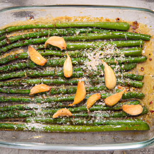 Recipe preview Crispy Cheesy Roasted Garlic Parmesan Asparagus