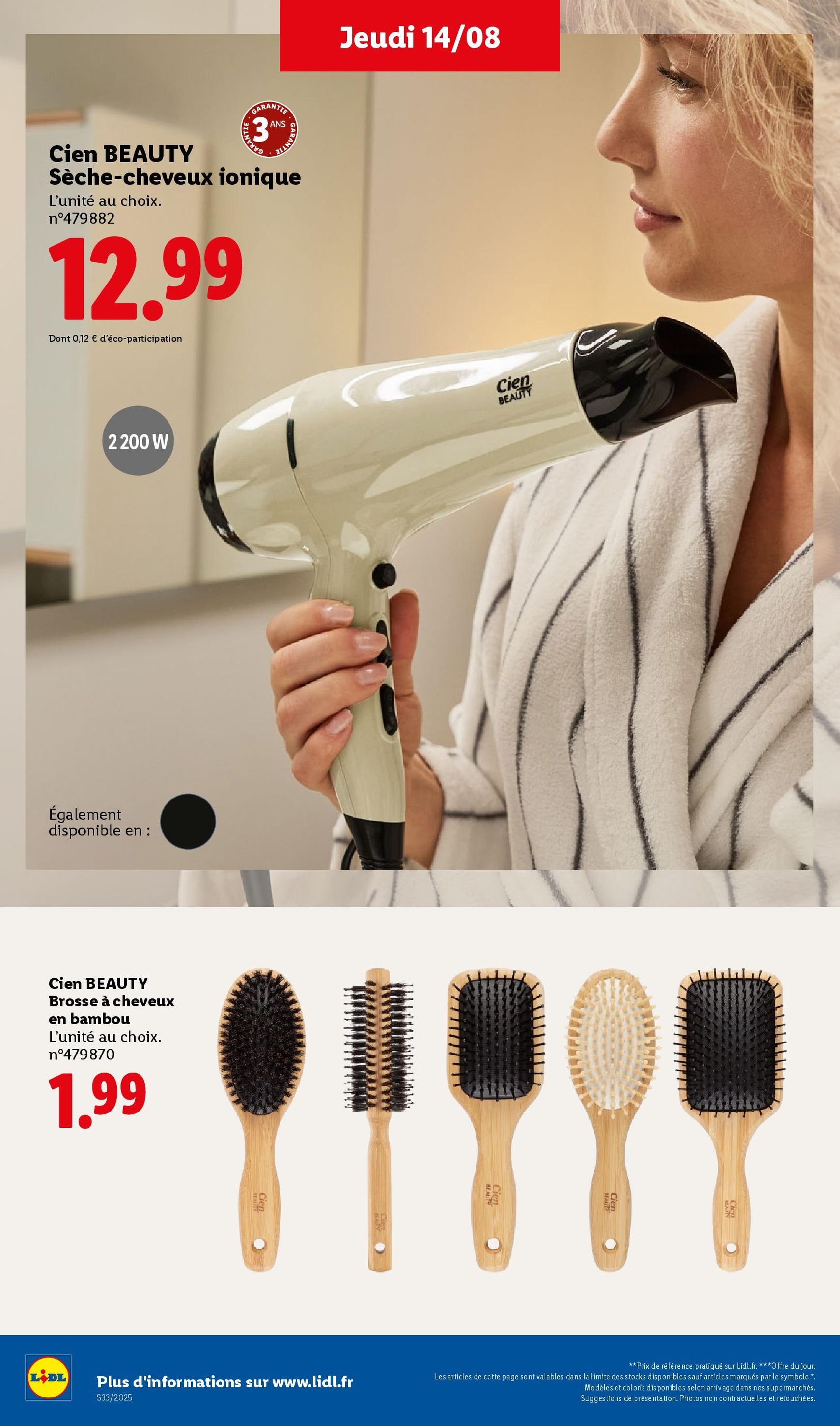 LIDL catalogue semaine 32 - brochure valable à partir du 14/08/2025, page 36 sur 72