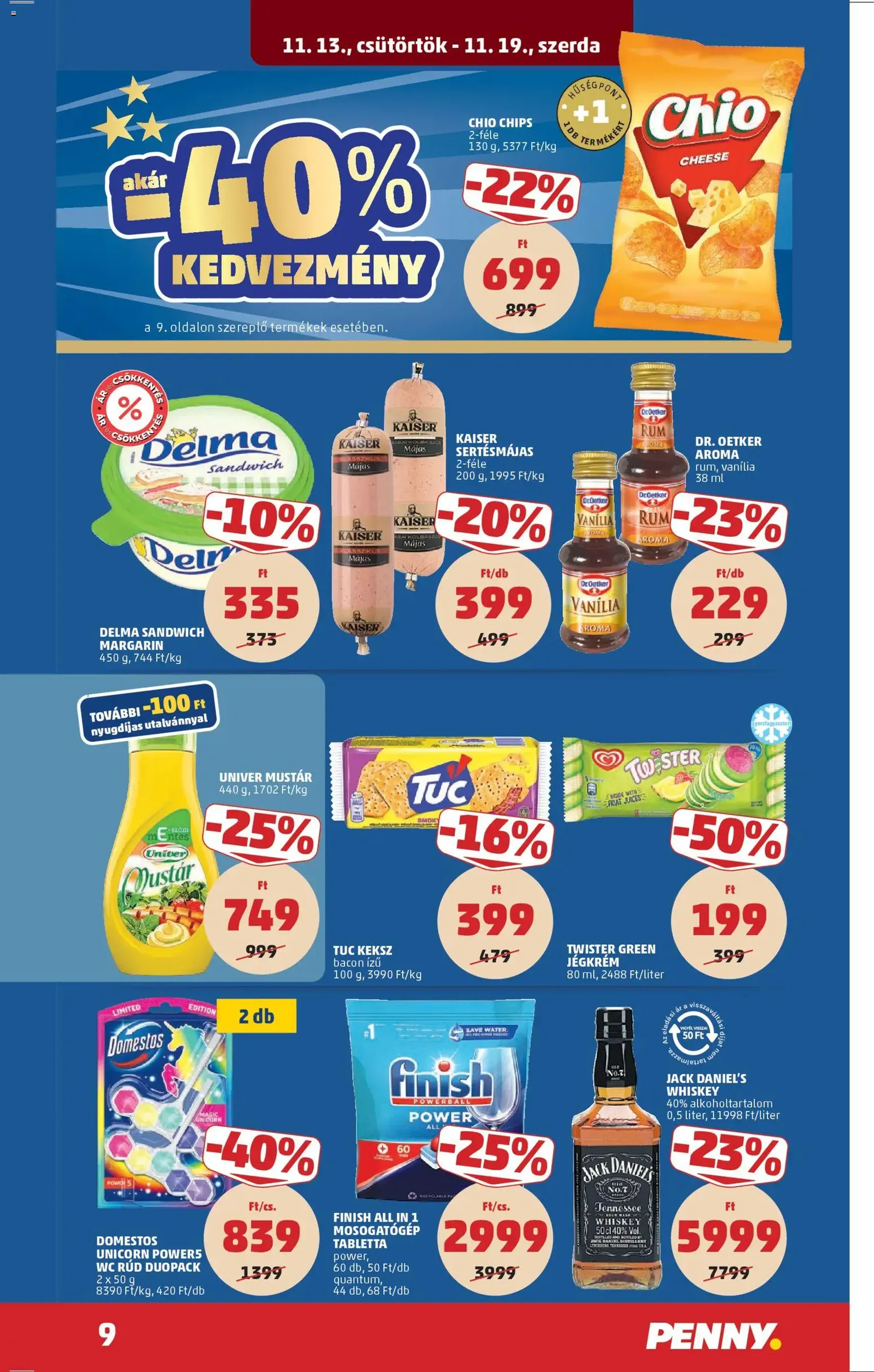PENNY Akciós újság - 2025.11.13. érvényes szórólap 11 oldal 45 oldalból