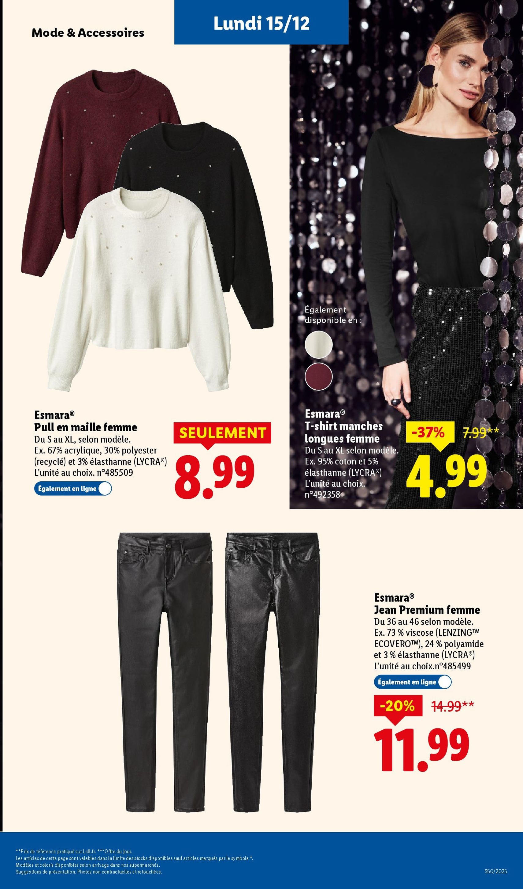 LIDL catalogue semaine 50 - brochure valable à partir du 11/12/2025, page 79 sur 88