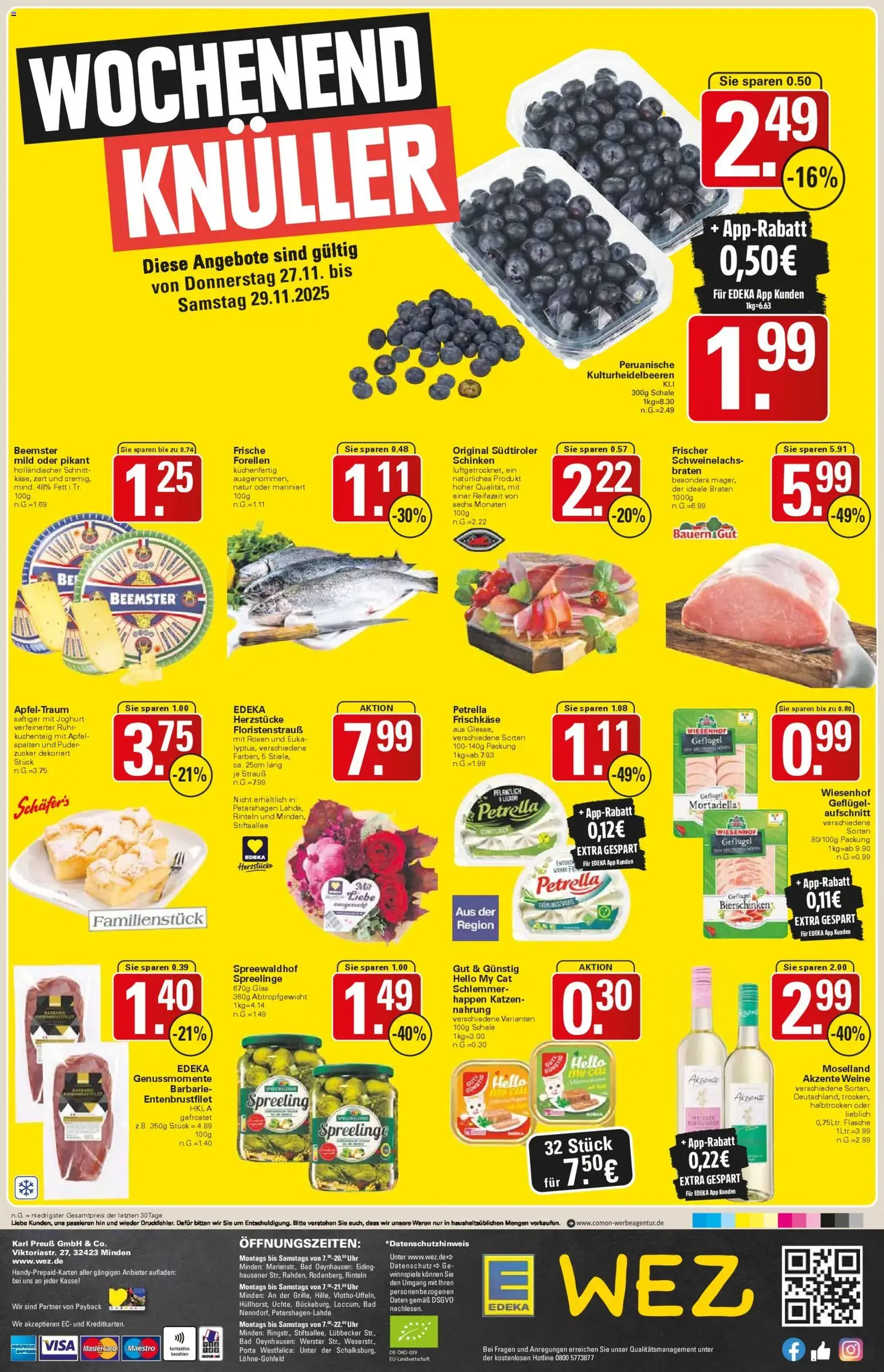 WEZ Prospekt - Gültiger Prospekt ab 24.11.2025, Seite 16 von insgesamt 19