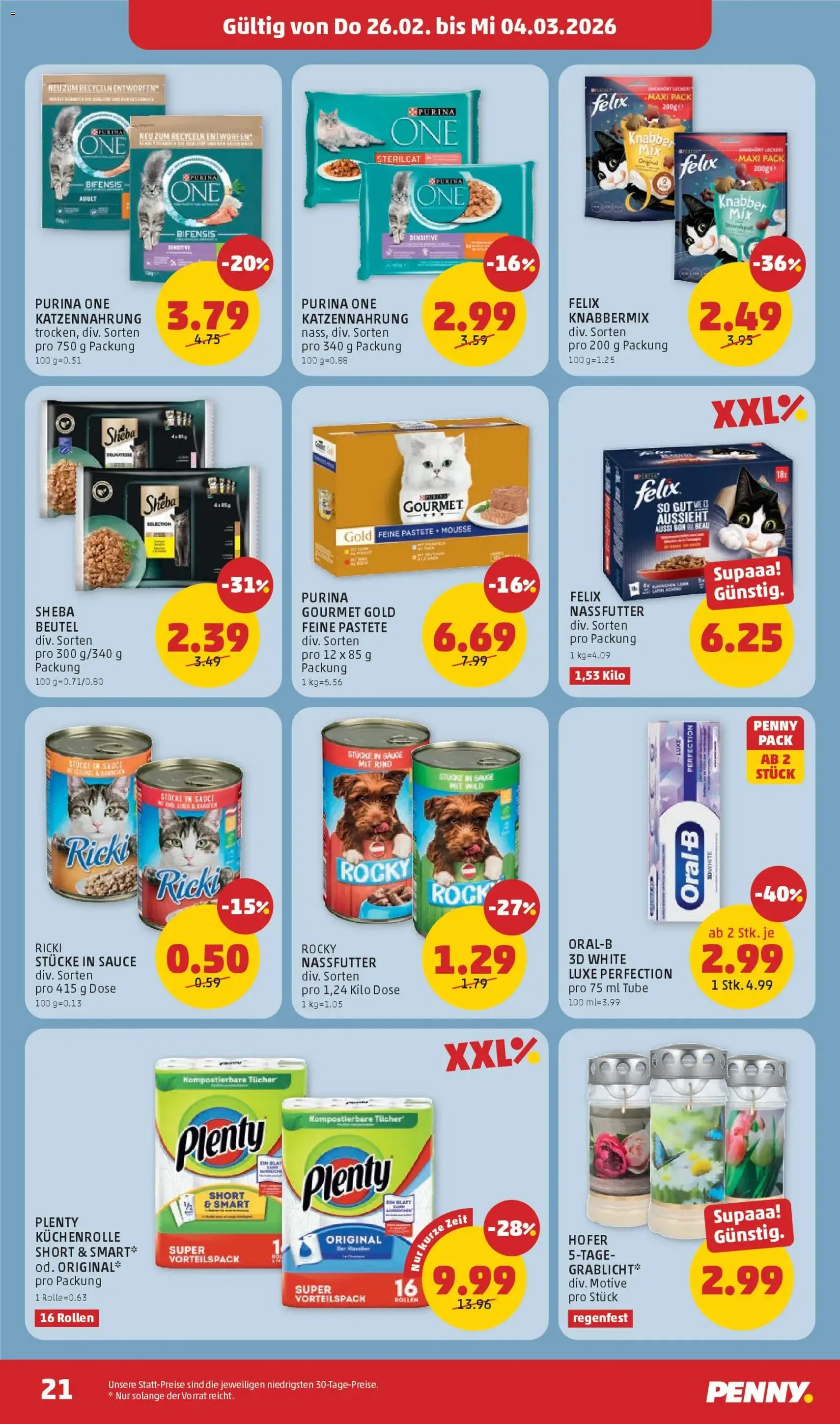 Penny Markt Flugblatt - Gültiger Prospekt ab 26.02.2026, Seite 21 von insgesamt 32