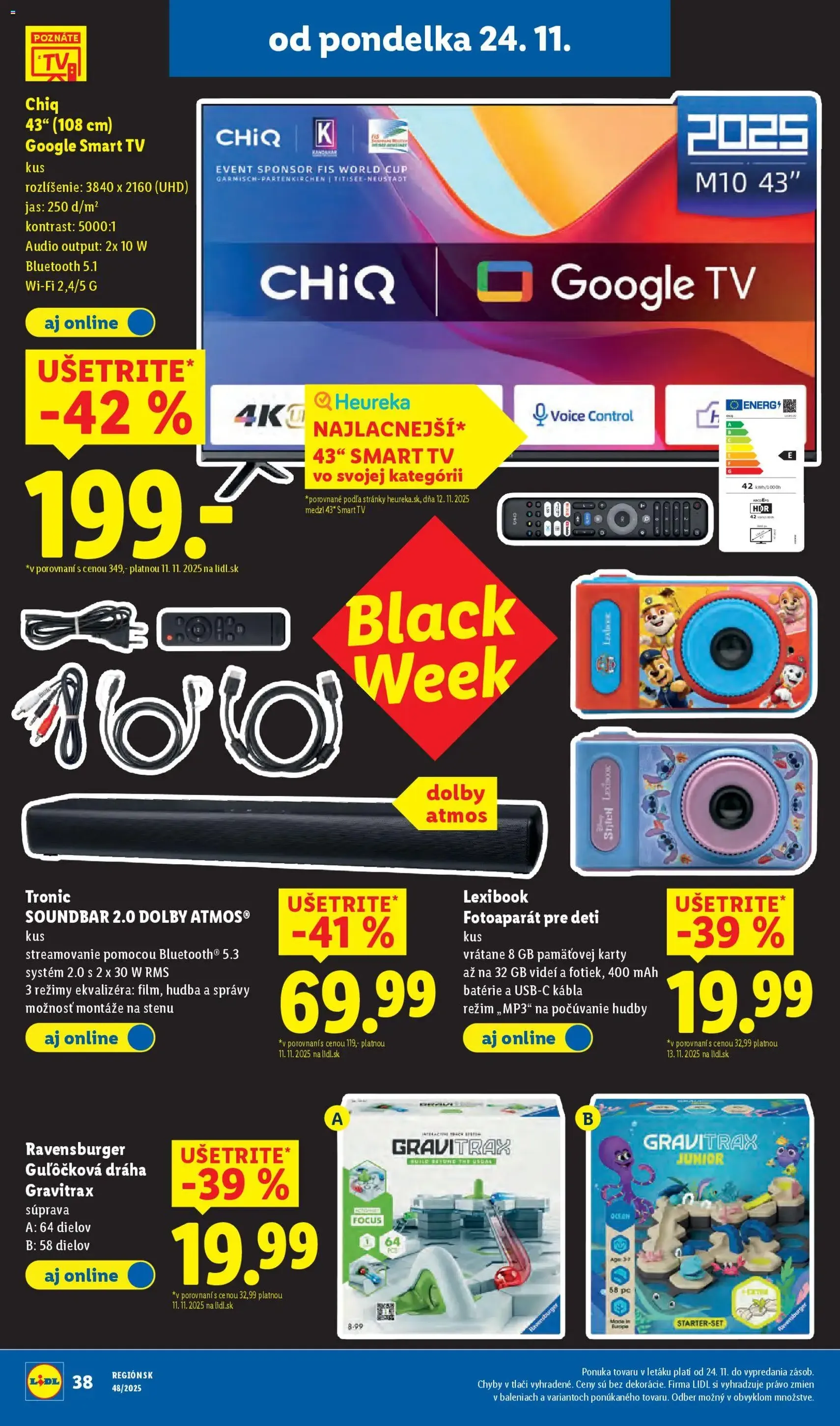Lidl Black Friday - platný leták od 24.11.2025 strana 44 z 90