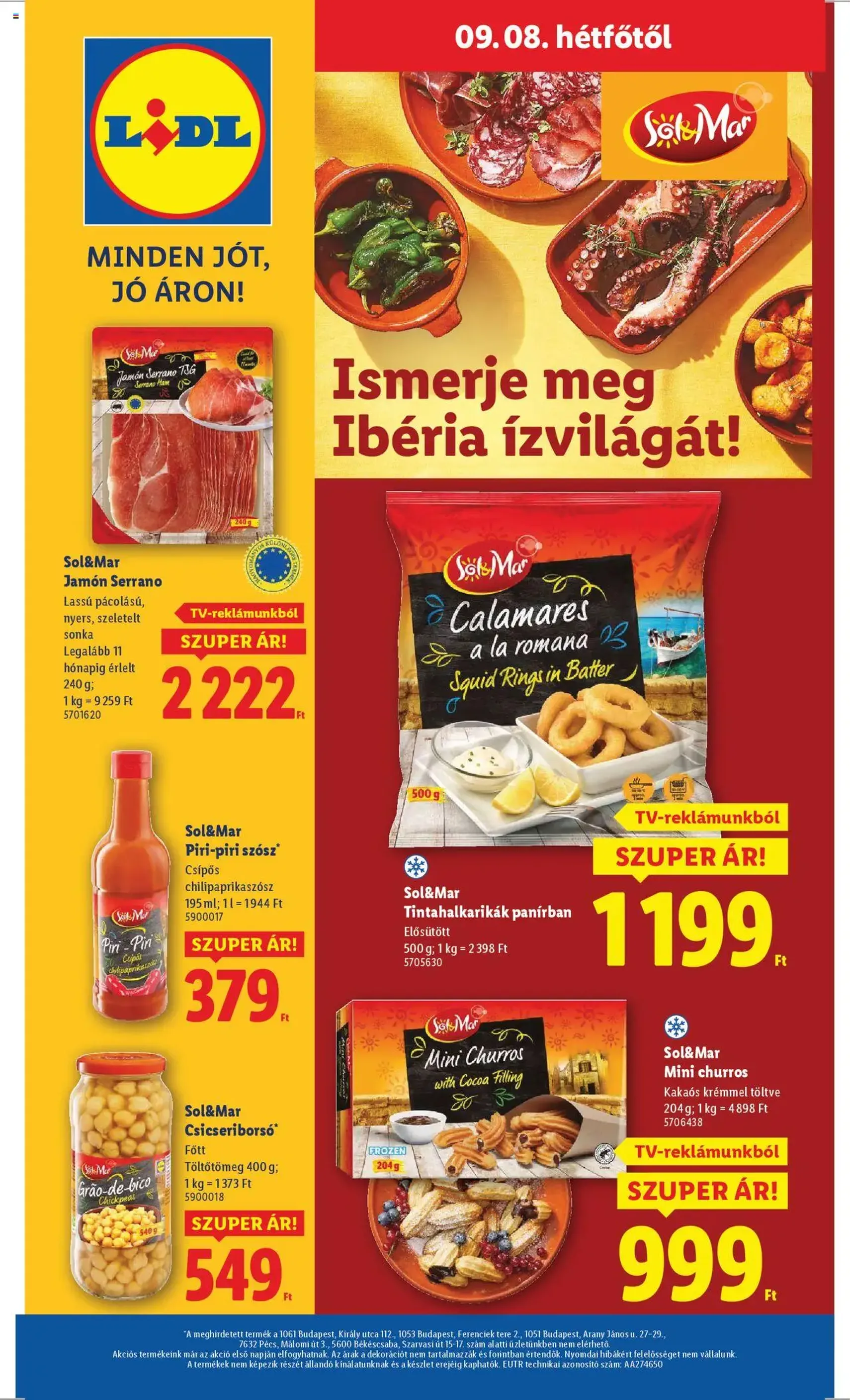 Lidl Akciós újság - 2025.09.04. érvényes szórólap 70 oldal 70 oldalból Lidl Akciós újság - 2025.09.04. érvényes szórólap 70 oldal 70 oldalból