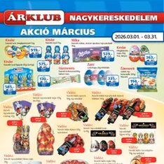 ÁRKLUB akciós újság - szórólap előnézete érvényes 2026.03.01. -tól