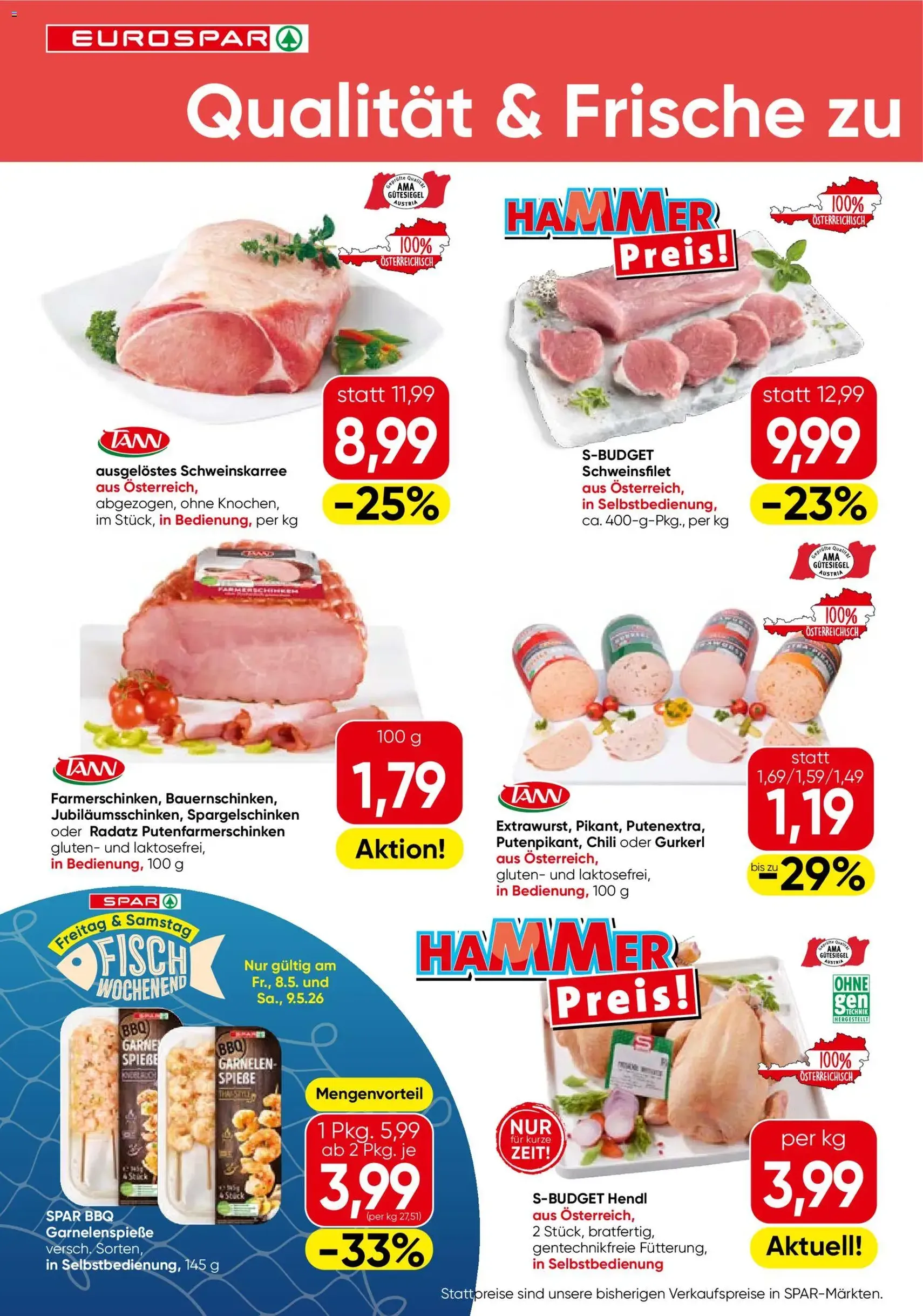 Eurospar Flugblatt - Gültiger Prospekt ab 07.05.2026, Seite 4 von insgesamt 16