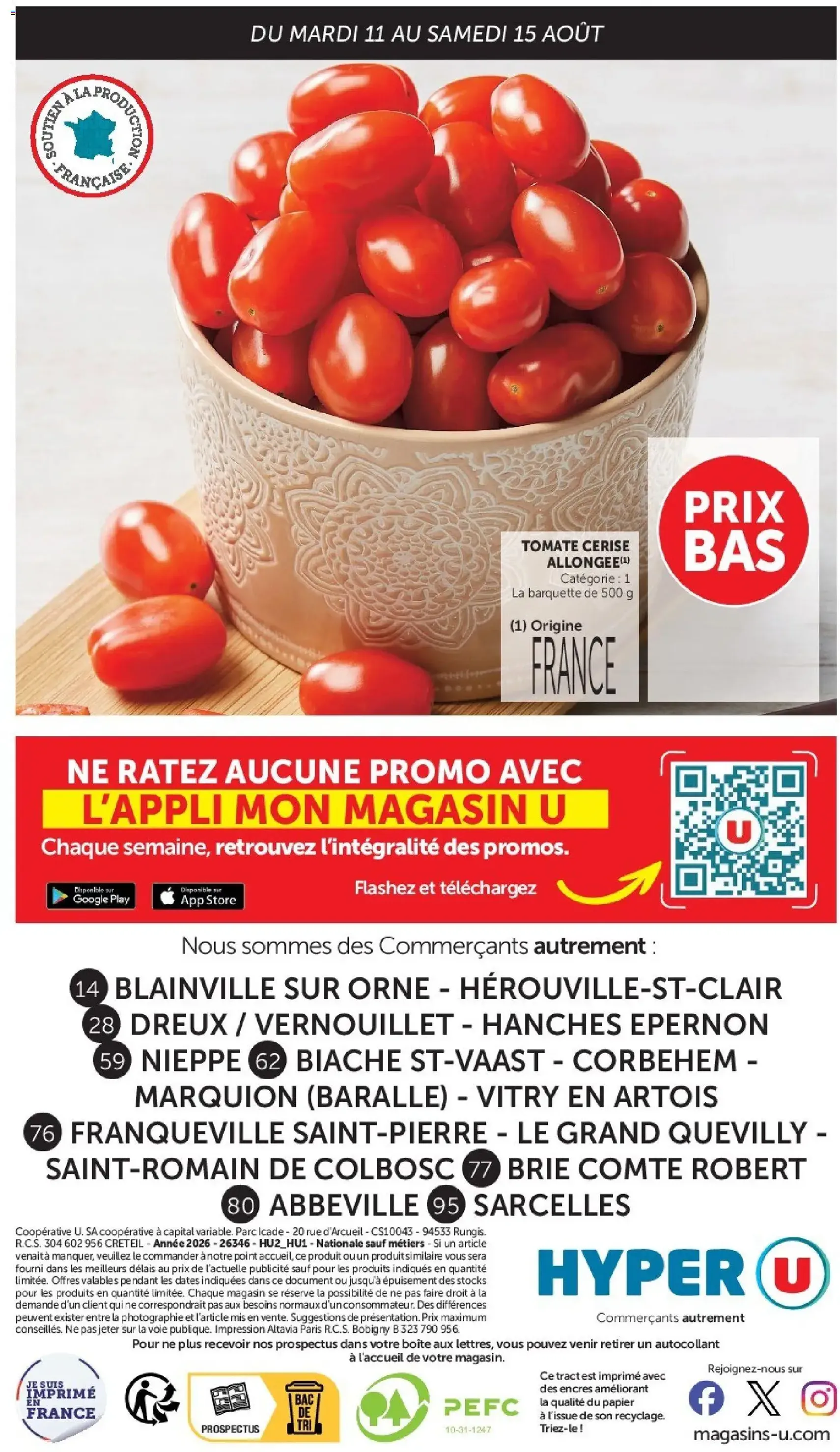Hyper U catalogue - brochure valable à partir du 11/08/2026, page 28 sur 28