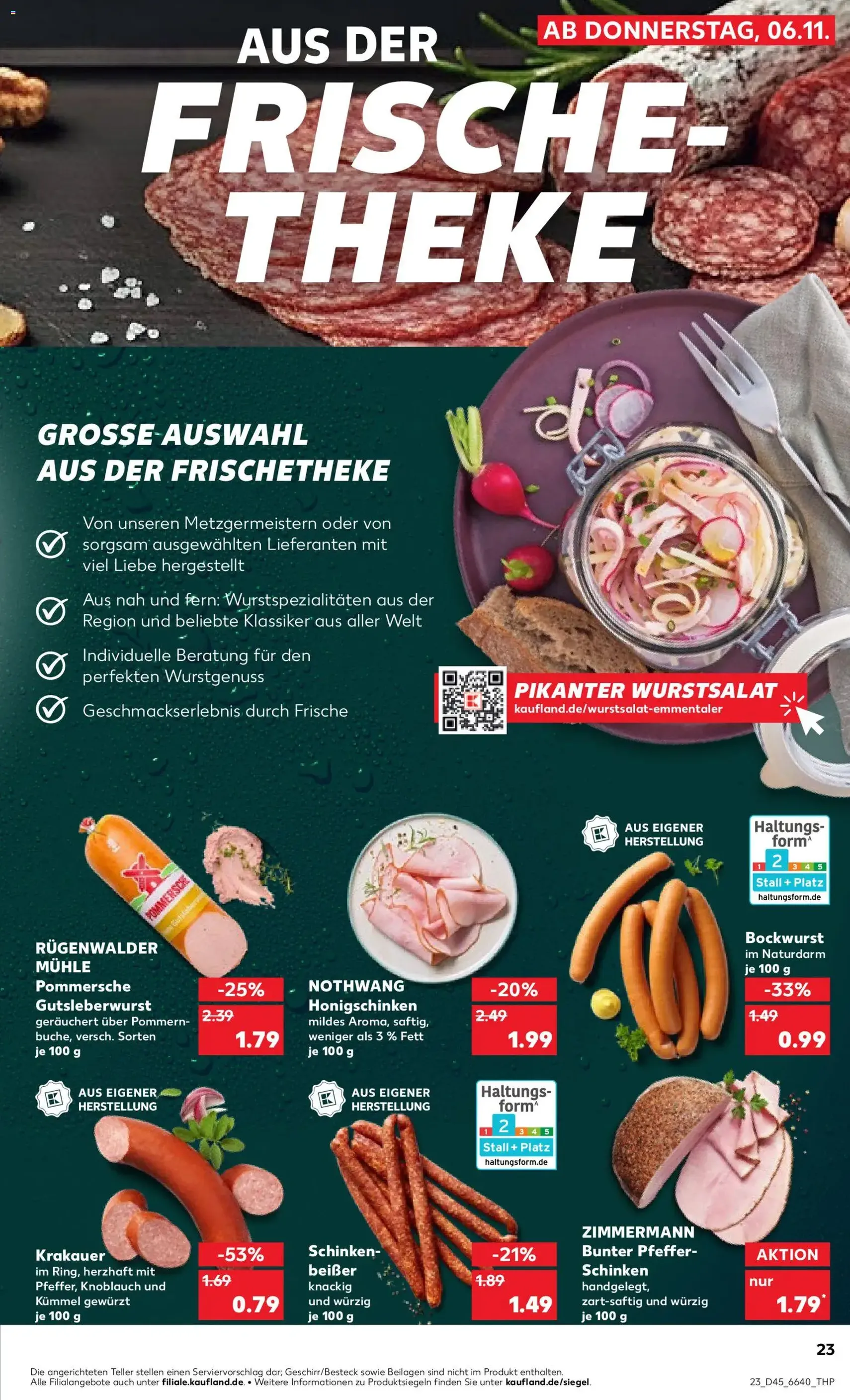 Kaufland Prospekt - Gültiger Prospekt ab 06.11.2025, Seite 23 von insgesamt 64