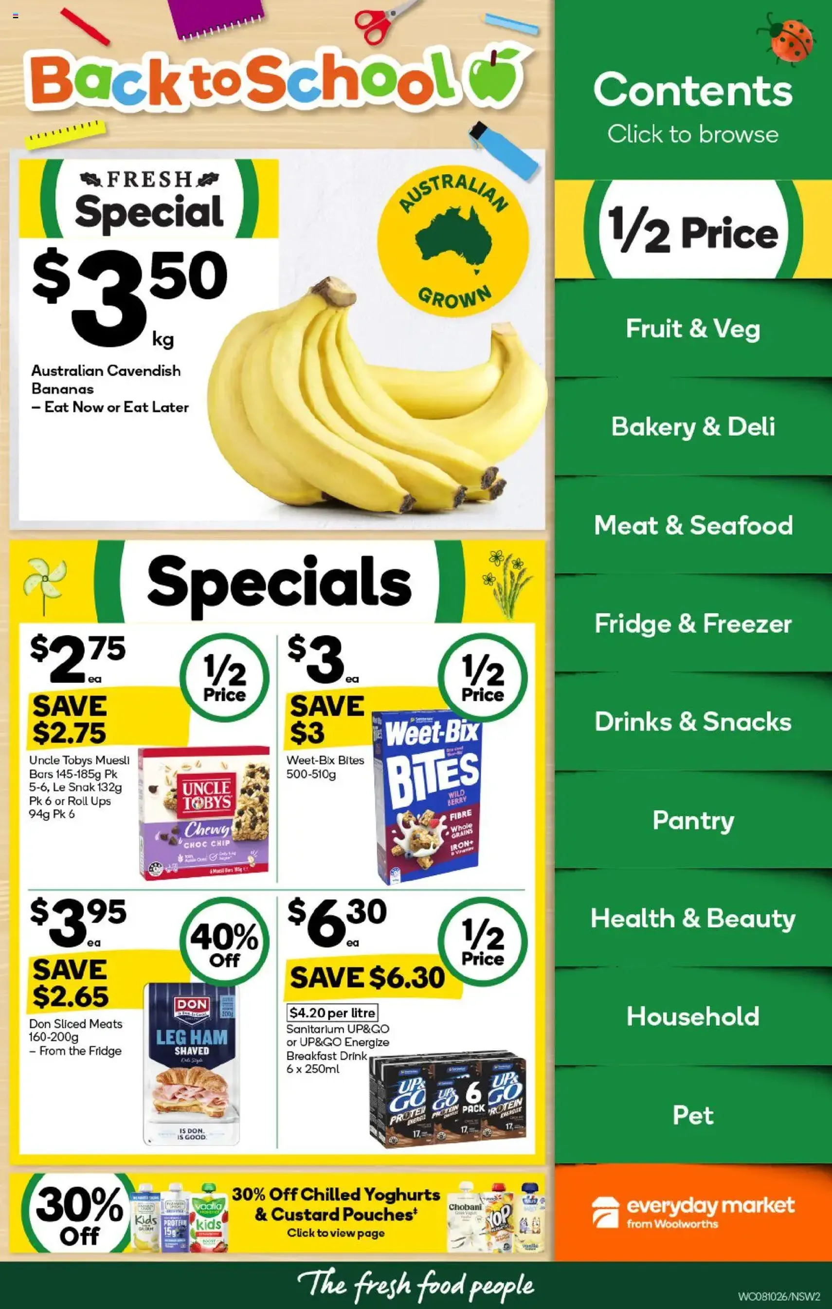 Weekly catalogue Woolworths NSW 08/10 - valid flyer from 08/10/2025, page 2 of 50