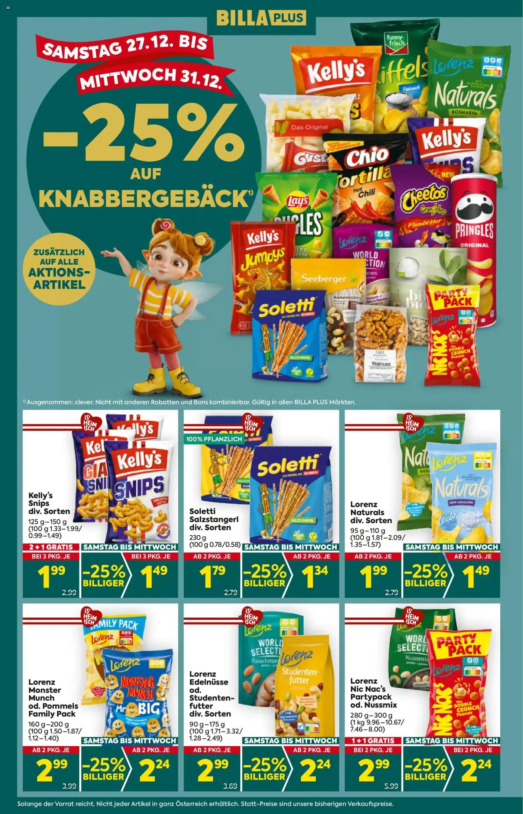 Billa Plus Flugblatt - Gültiger Prospekt ab 27.12.2025, Seite 2 von insgesamt 20