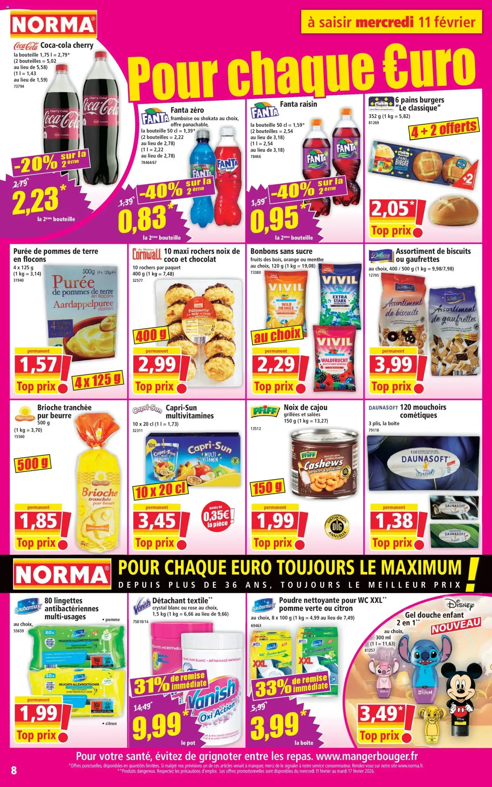 Norma catalogue - brochure valable à partir du 11/02/2026, page 8 sur 14