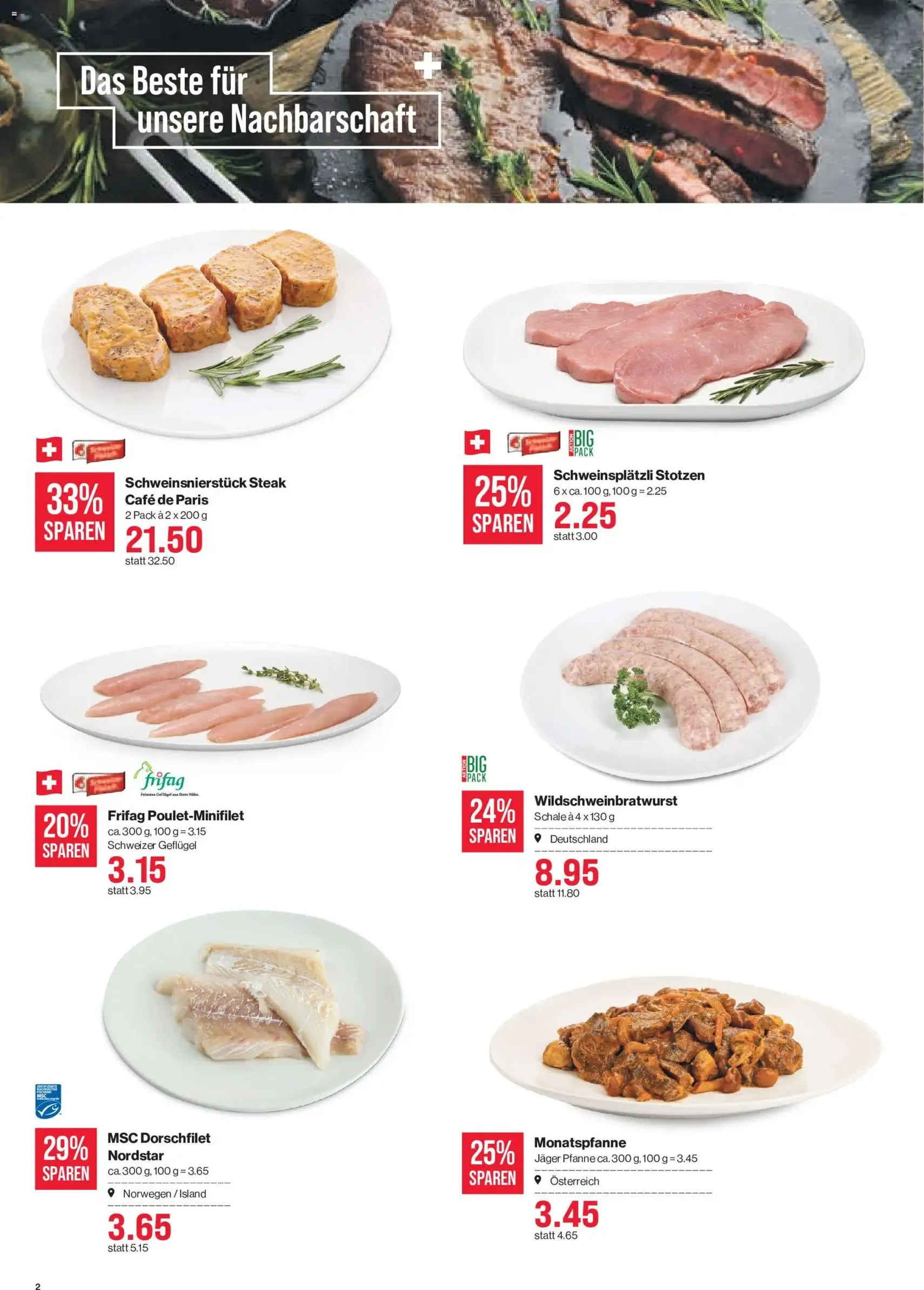 SPAR aktionen - Gültiger Prospekt ab 17.09.2026, Seite 2 von insgesamt 17