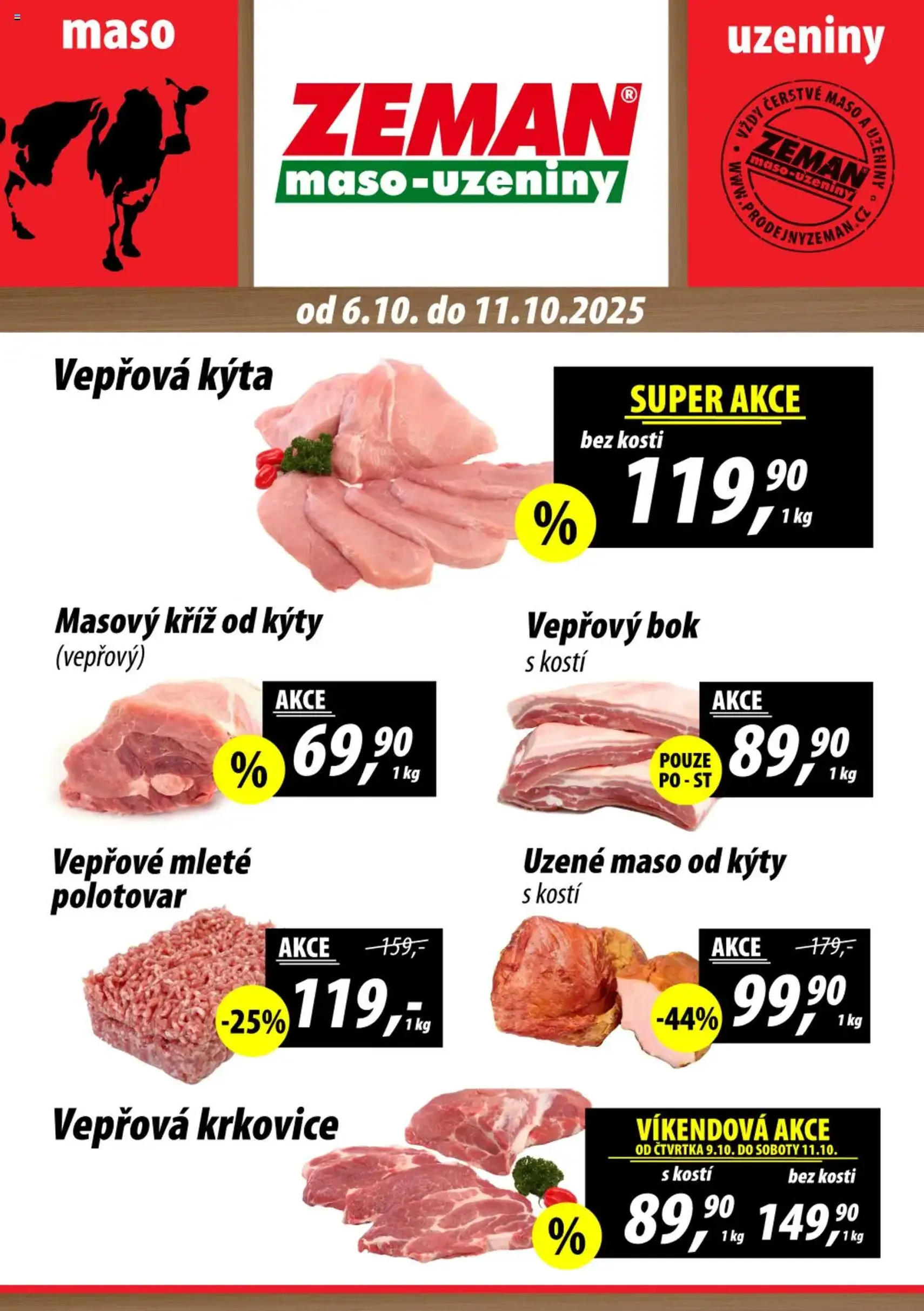 Prodejny Zeman leták - platný leták od 06.10.2025 strana 1 z 2