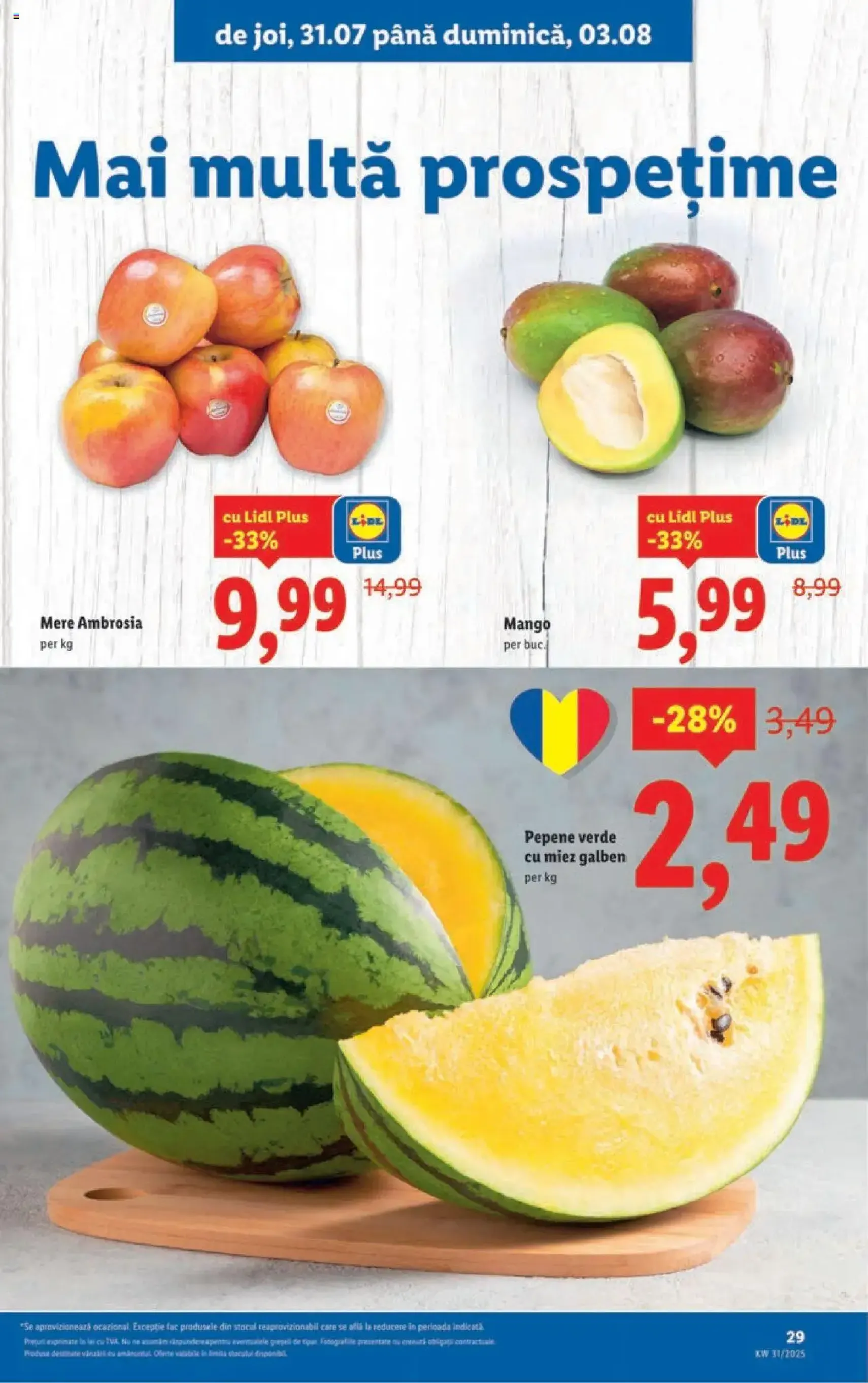 Catalog Lidl - cataloage valabile începând cu 28.07.2025 pagina 29 din 40 Catalog Lidl - cataloage valabile începând cu 28.07.2025 pagina 29 din 40