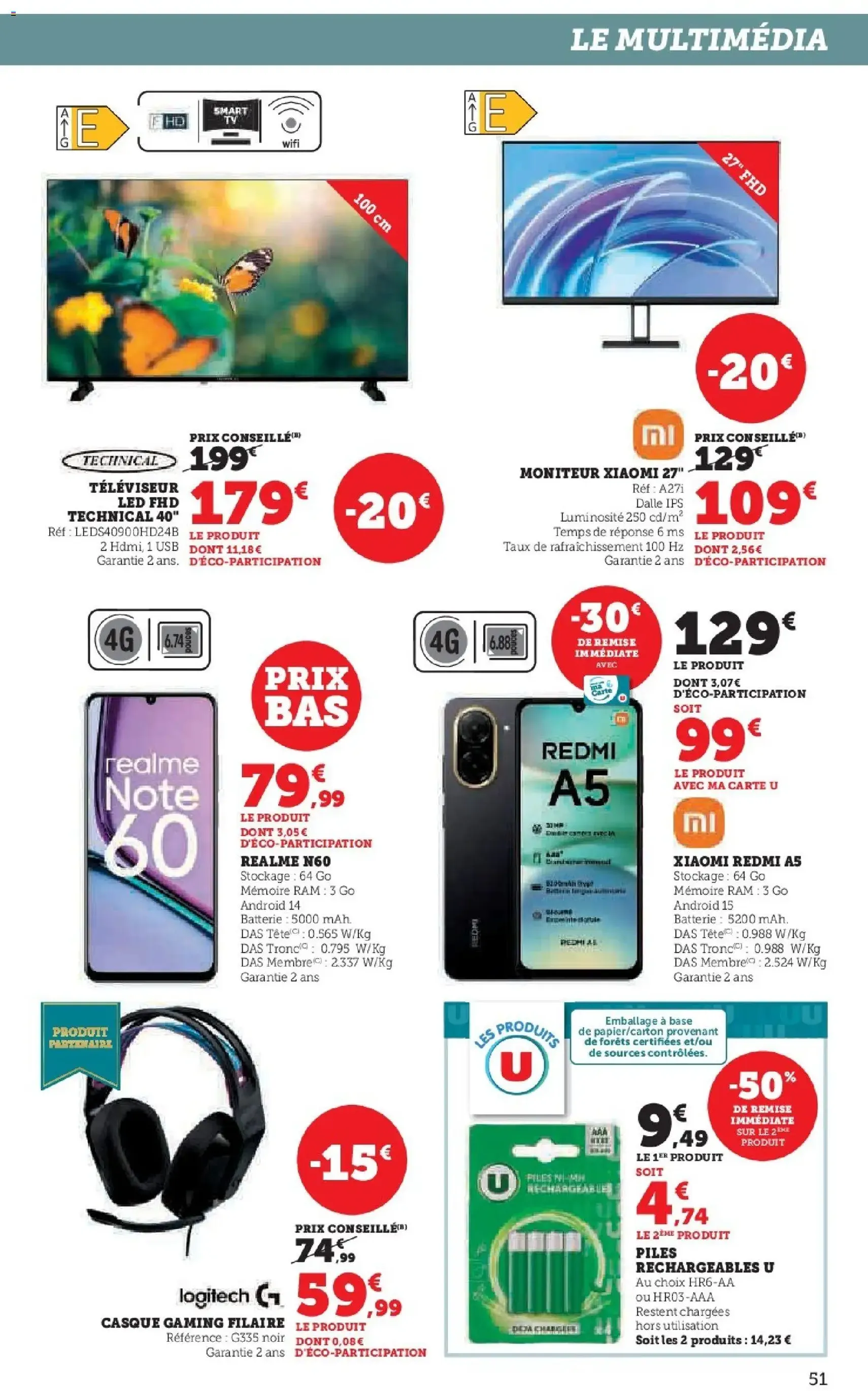 Hyper U catalogue - brochure valable à partir du 04/11/2025, page 51 sur 60