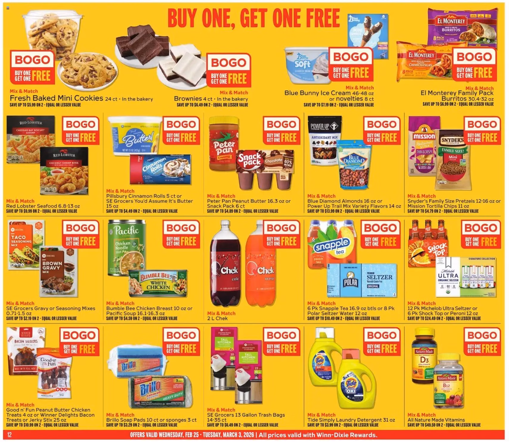 Winn Dixie Weekly Ad - valid flyer from 02/25/2026, page 12 of 12