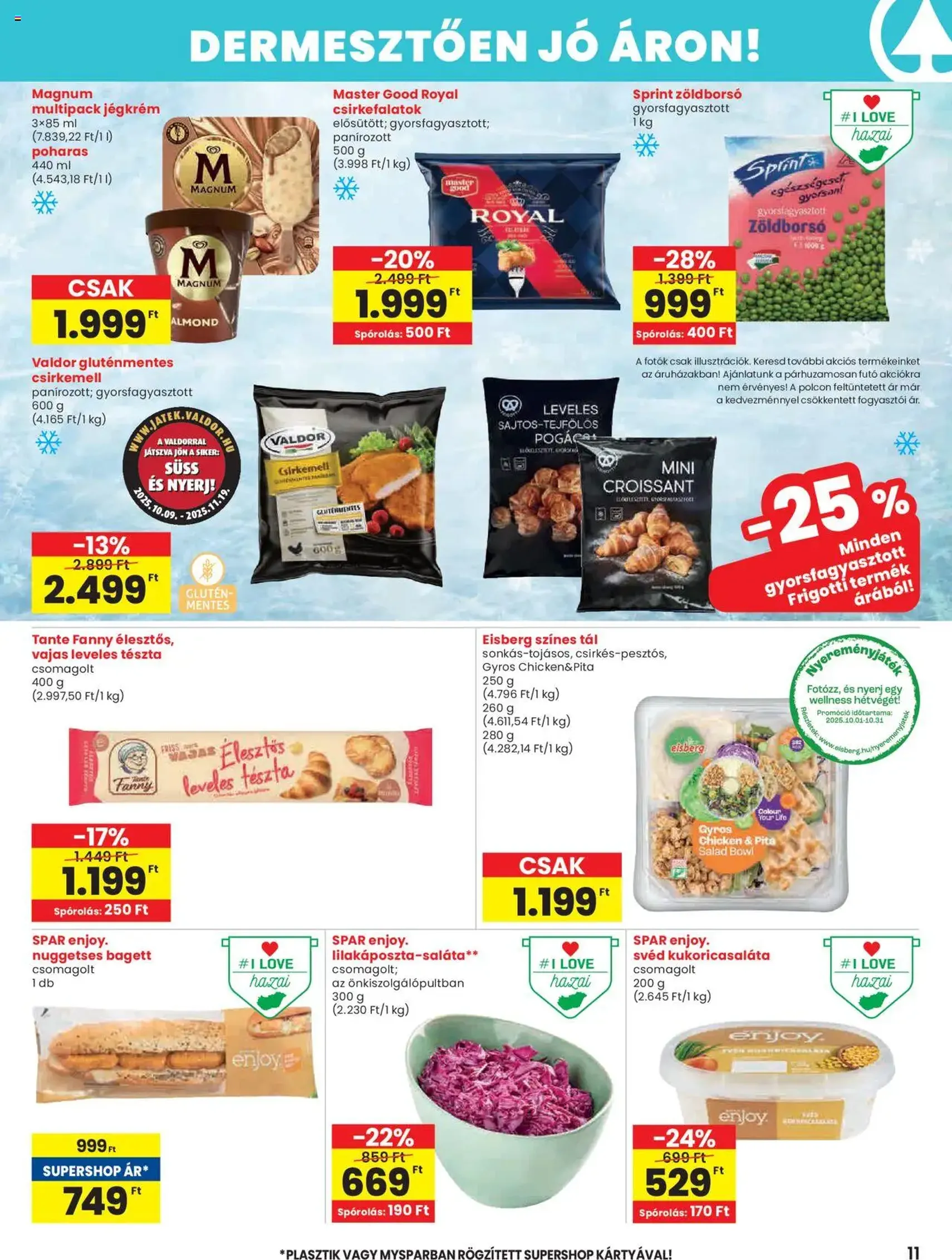 Spar Akciós újság - 2025.10.09. érvényes szórólap 11 oldal 20 oldalból