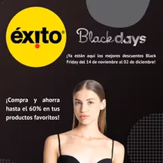 Vista previa del folleto Éxito - Black Friday válido desde 14/11/2025