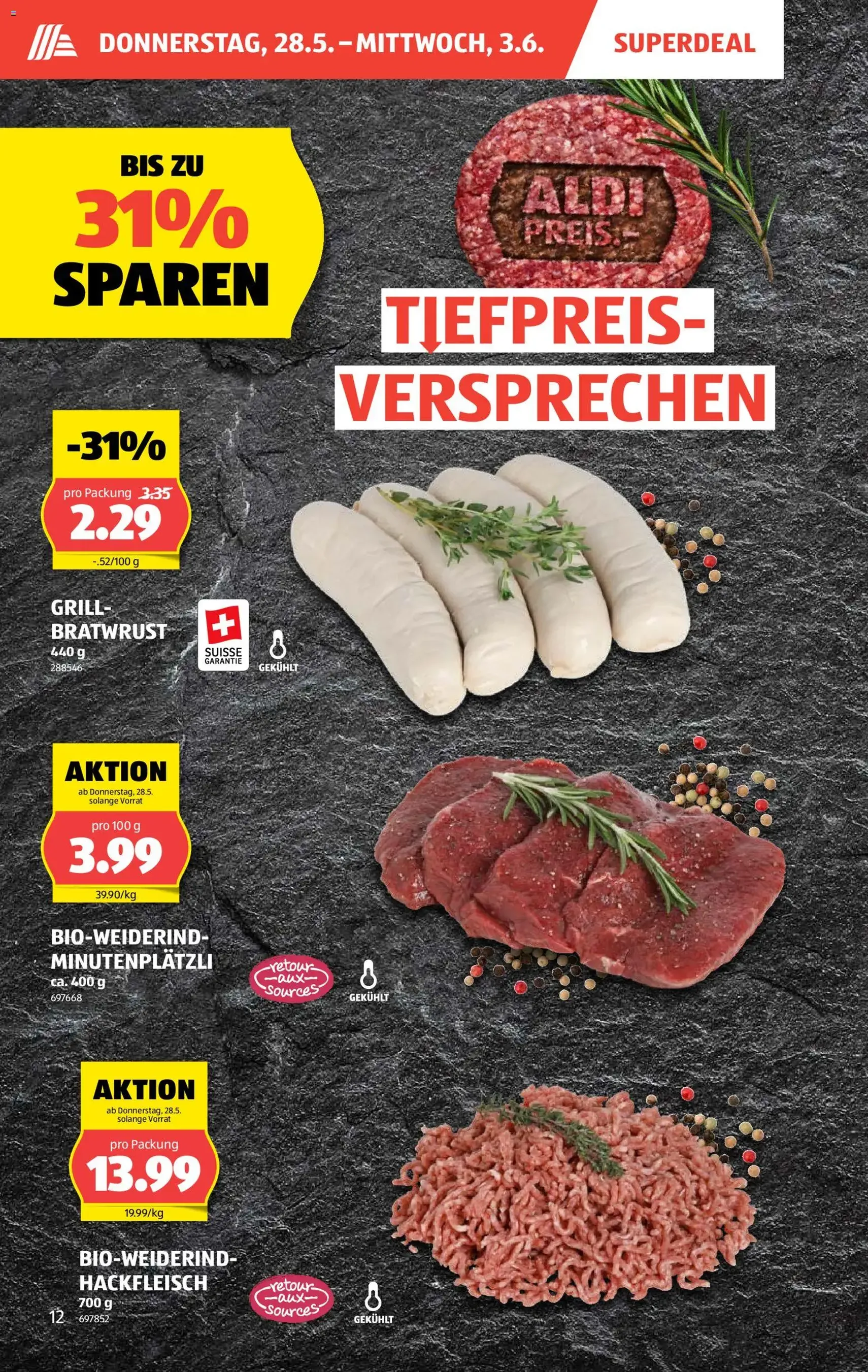 Aldi aktionen - Gültiger Prospekt ab 28.05.2026, Seite 12 von insgesamt 39