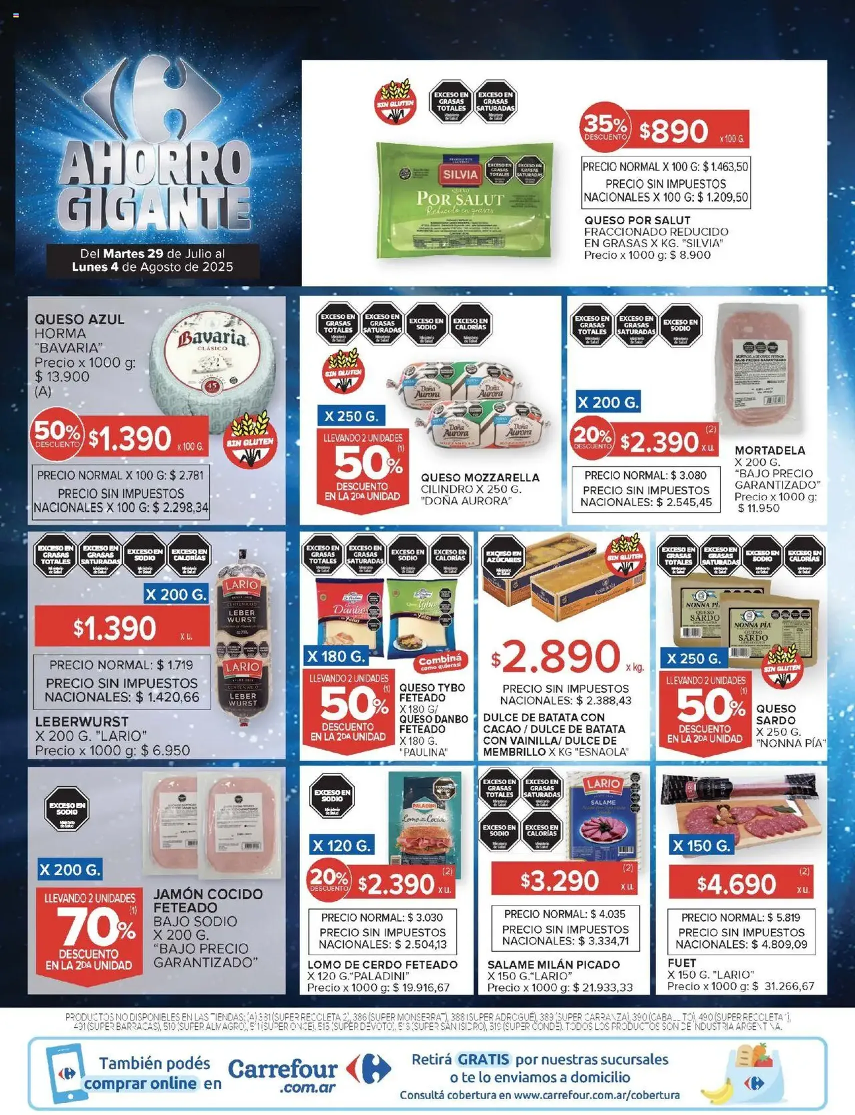 Carrefour Market catálogo - folleto válido desde 29/07/2025 página 16 de 18 Carrefour Market catálogo - folleto válido desde 29/07/2025 página 16 de 18