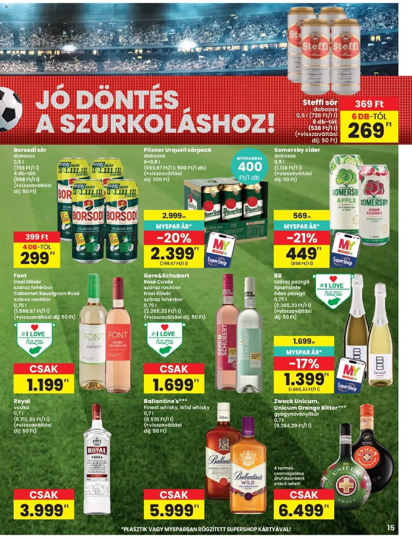 Spar akciós újság - 2026.06.25. érvényes szórólap 15 oldal 20 oldalból