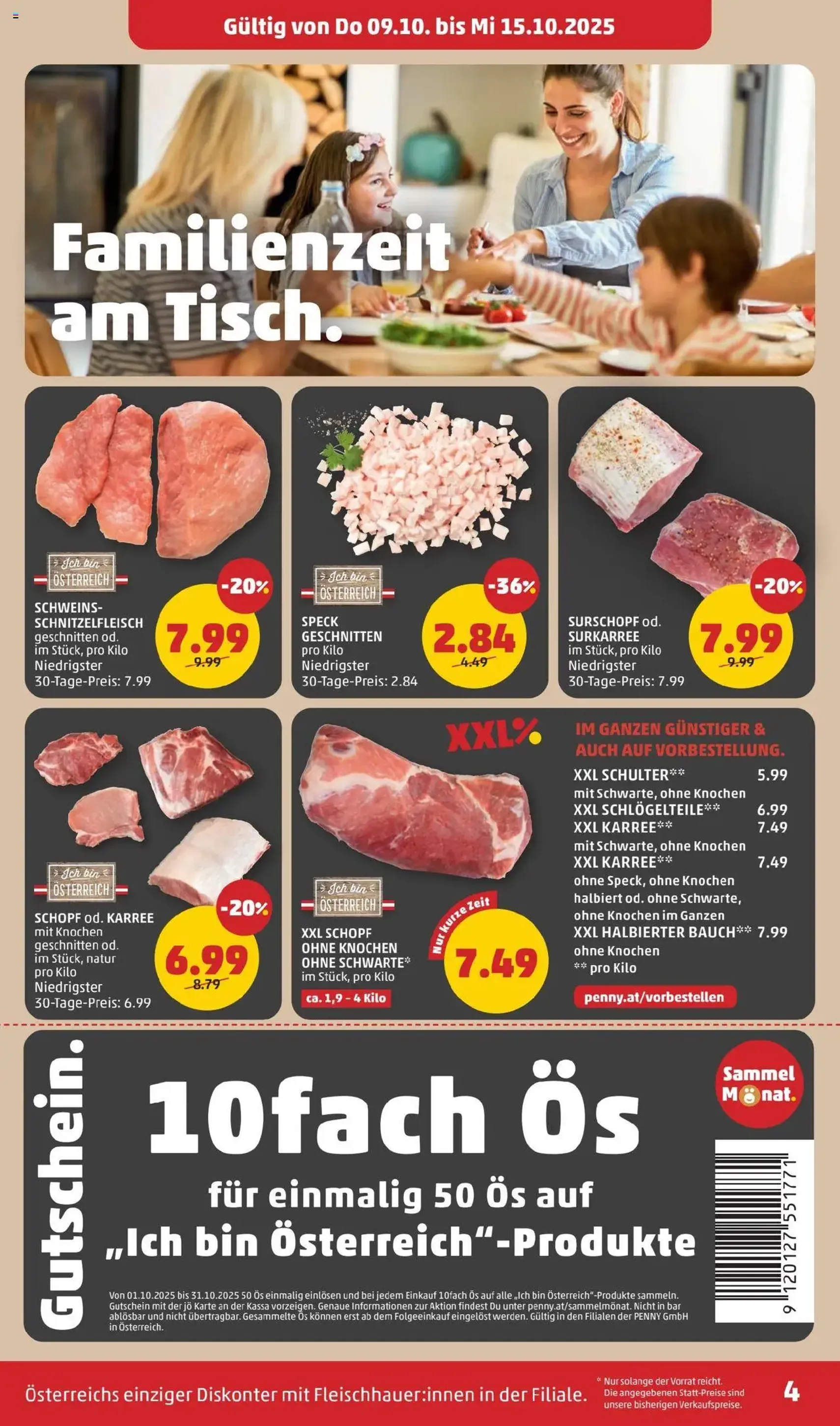 Penny Markt Flugblatt - Gültiger Prospekt ab 09.10.2025, Seite 4 von insgesamt 32