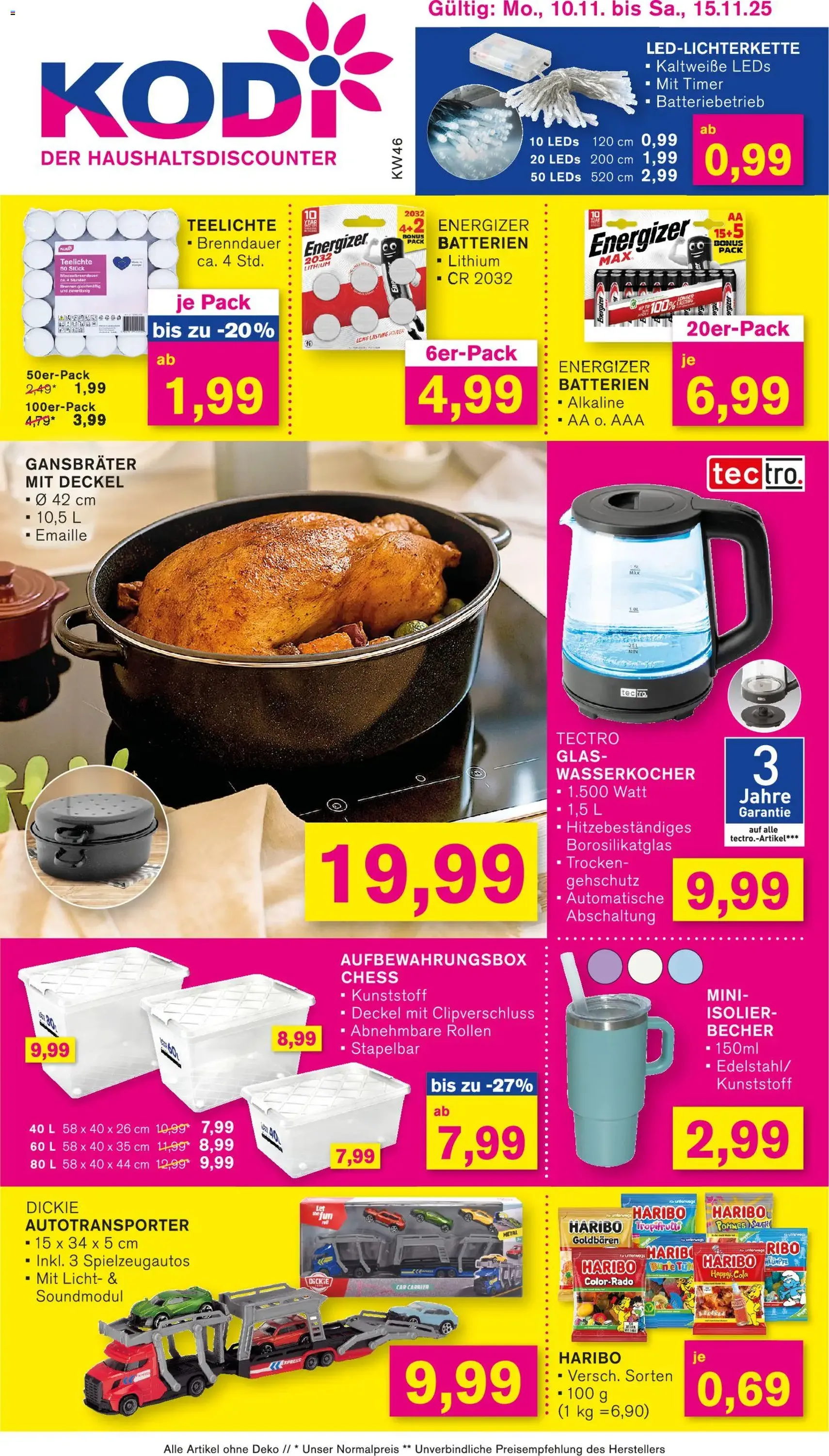 KODi Prospekt - Gültiger Prospekt ab 10.11.2025, Seite 1 von insgesamt 8