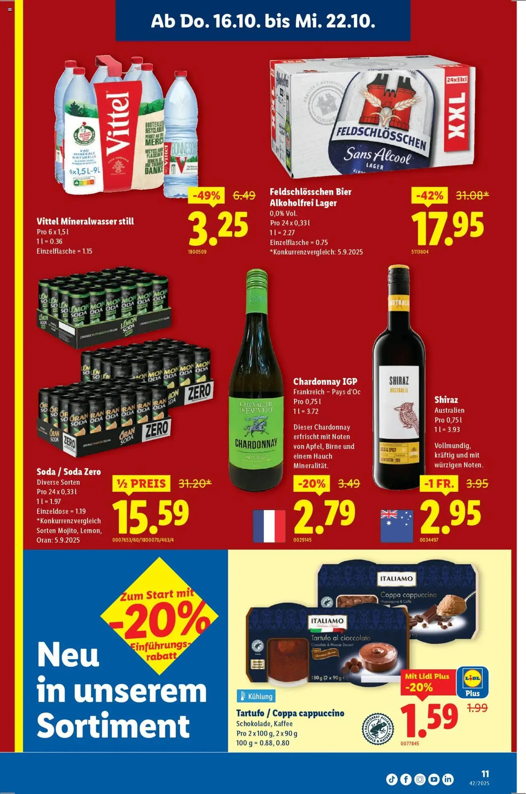 Lidl Aktionen - Gültiger Prospekt ab 16.10.2025, Seite 11 von insgesamt 32 Lidl Aktionen - Gültiger Prospekt ab 16.10.2025, Seite 11 von insgesamt 32