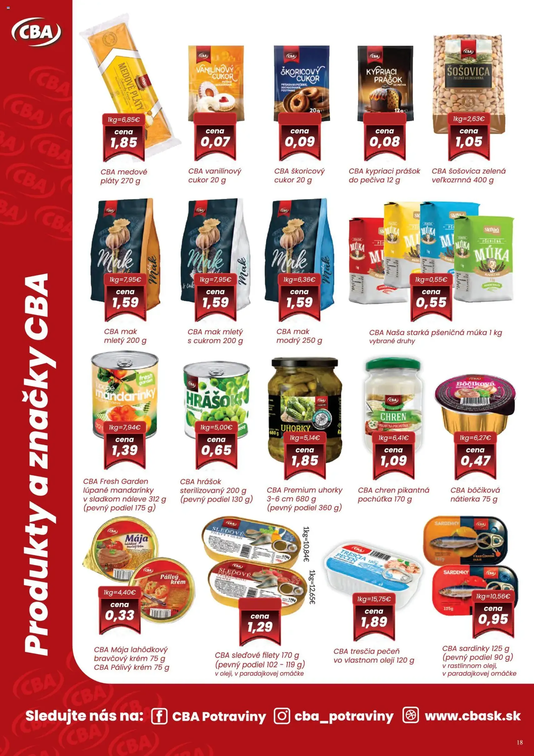 CBA Komfos leták - platný leták od 05.03.2026 strana 18 z 32