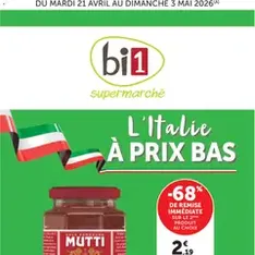 Bi1 Catalogue - Prévisualisation du catalogue valable à partir du 21/04/2026