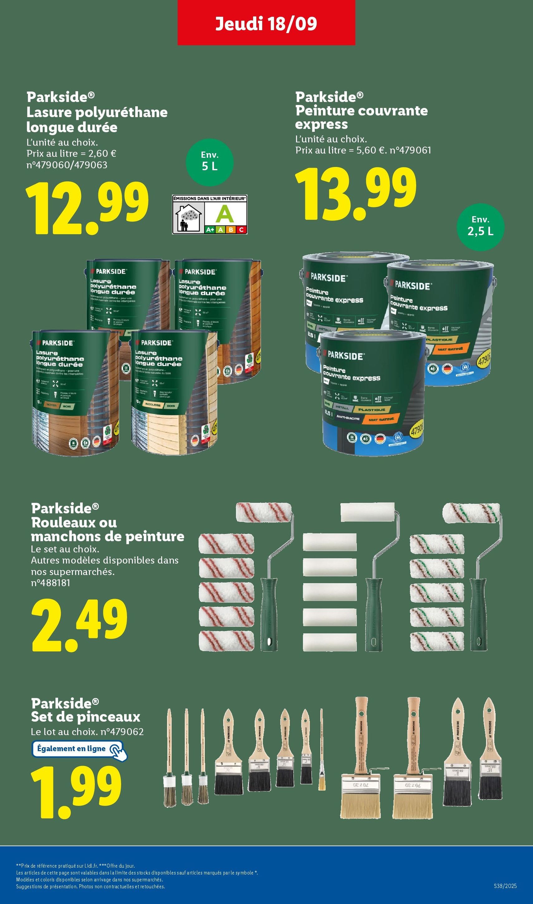 LIDL catalogue semaine 38 - brochure valable à partir du 18/09/2025, page 41 sur 75