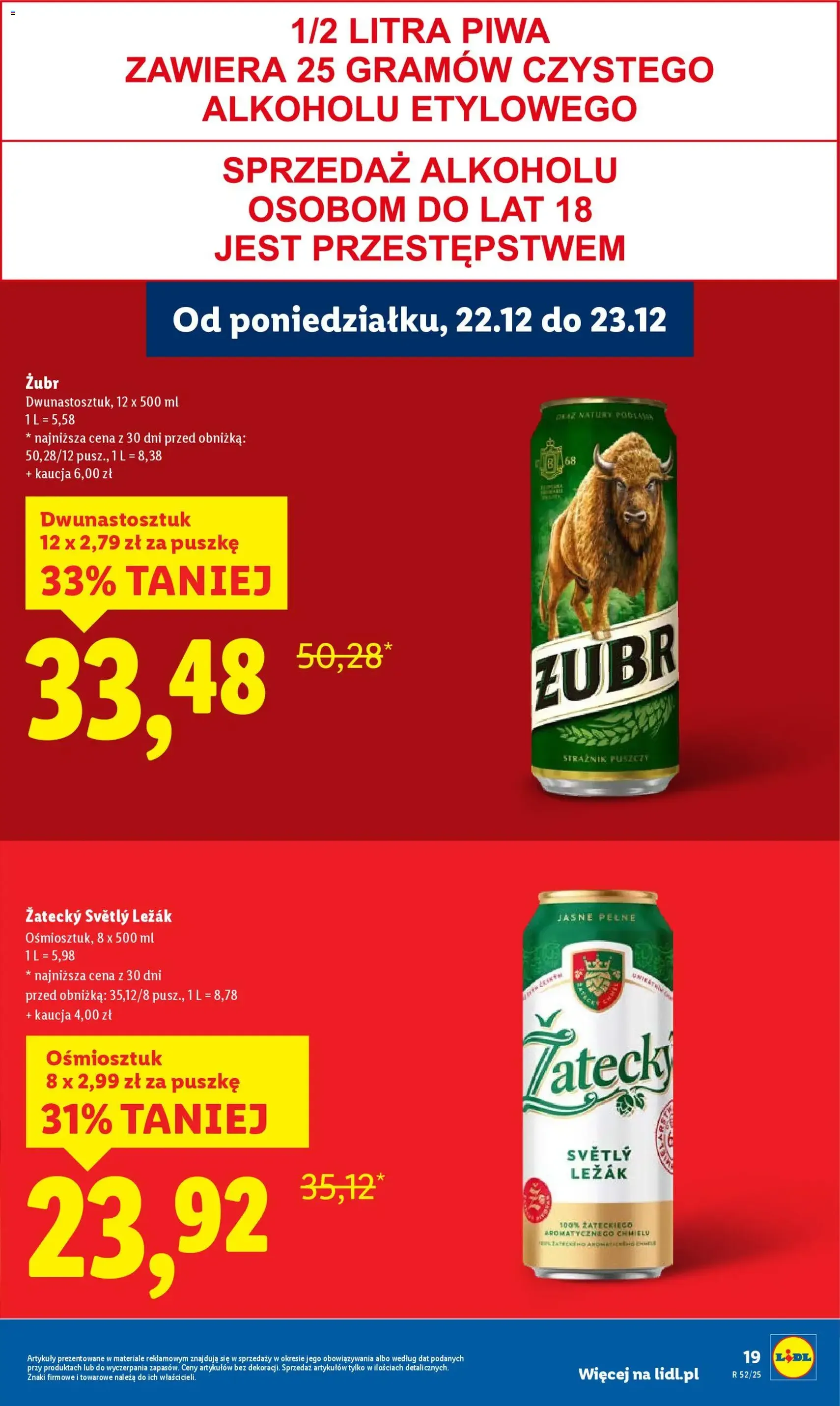 Lidl Gazetka - ważny gazetka od 22.12.2025 strona 19 z 69