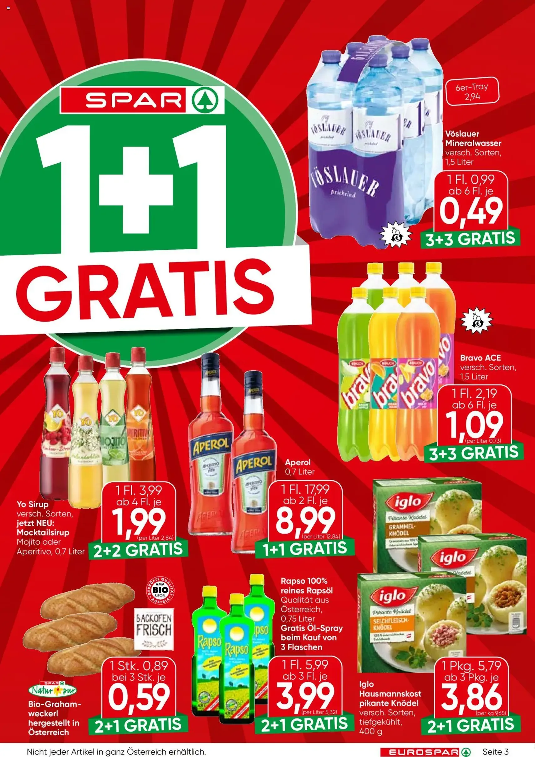 Eurospar Flugblatt - Gültiger Prospekt ab 07.05.2026, Seite 3 von insgesamt 16
