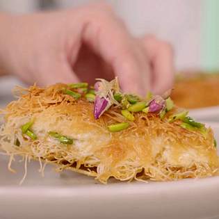 Recipe preview How to make Kunafeh Dessert