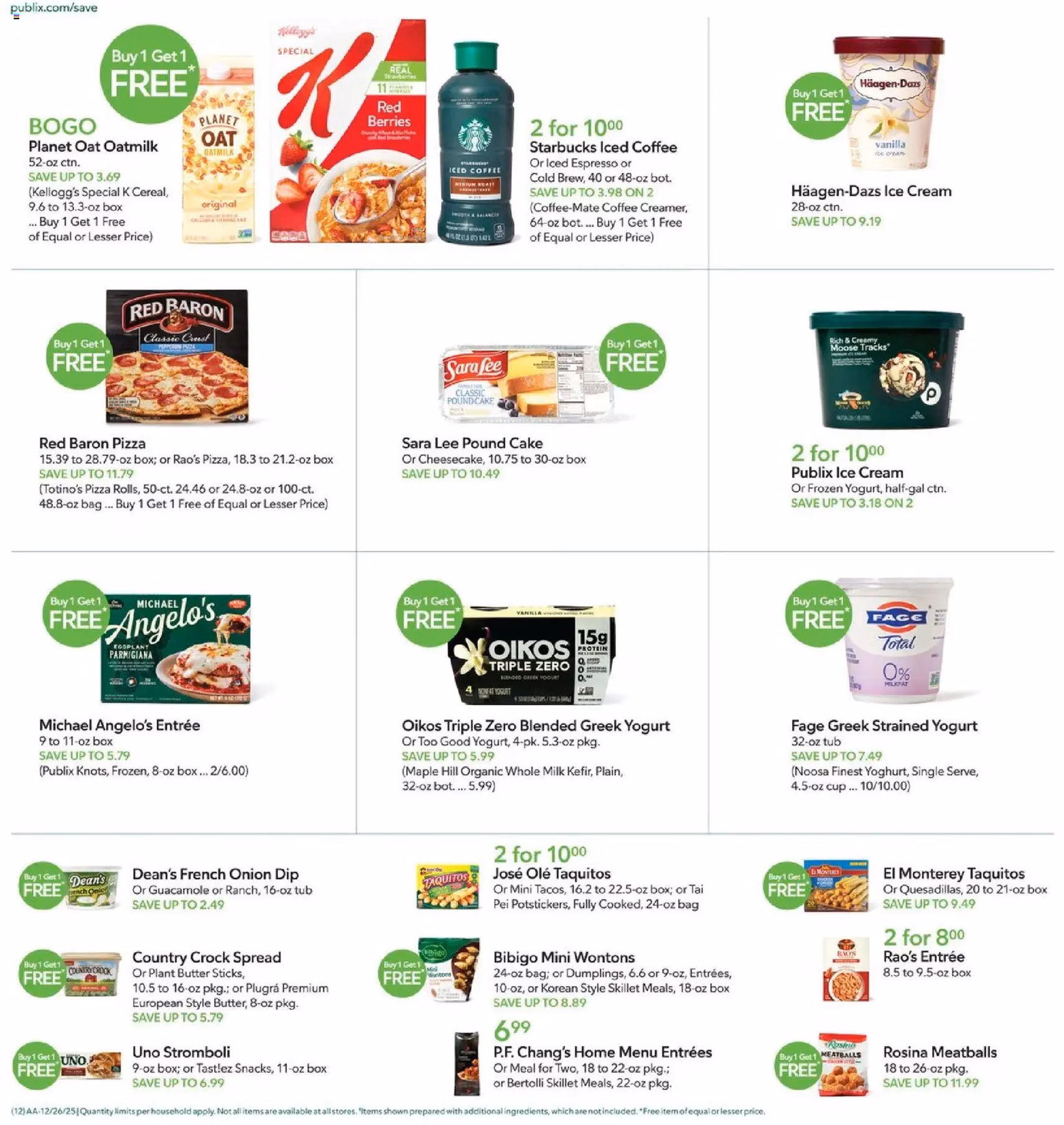Publix Weekly Ad - valid flyer from 12/26/2025, page 12 of 16