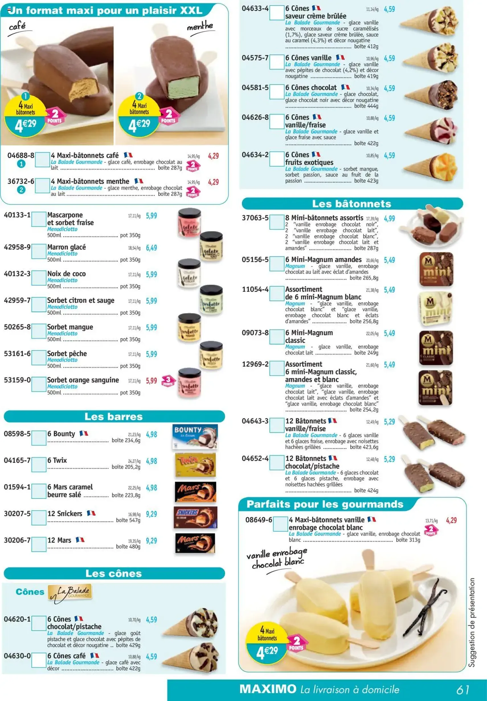 Maximo catalogue - brochure valable à partir du 26/09/2025, page 61 sur 64 Maximo catalogue - brochure valable à partir du 26/09/2025, page 61 sur 64