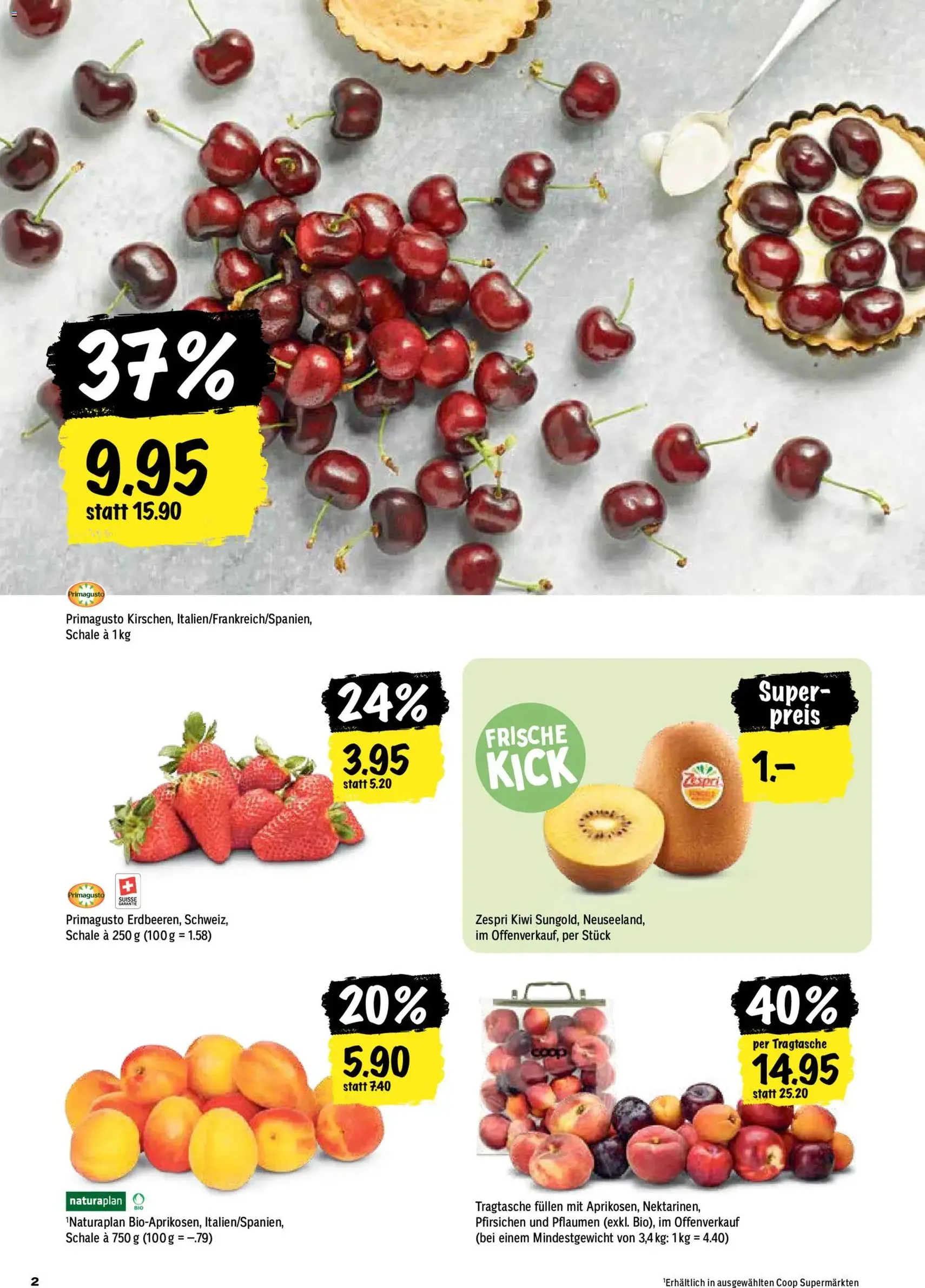 Coop aktionen - Gültiger Prospekt ab 04.06.2026, Seite 2 von insgesamt 24